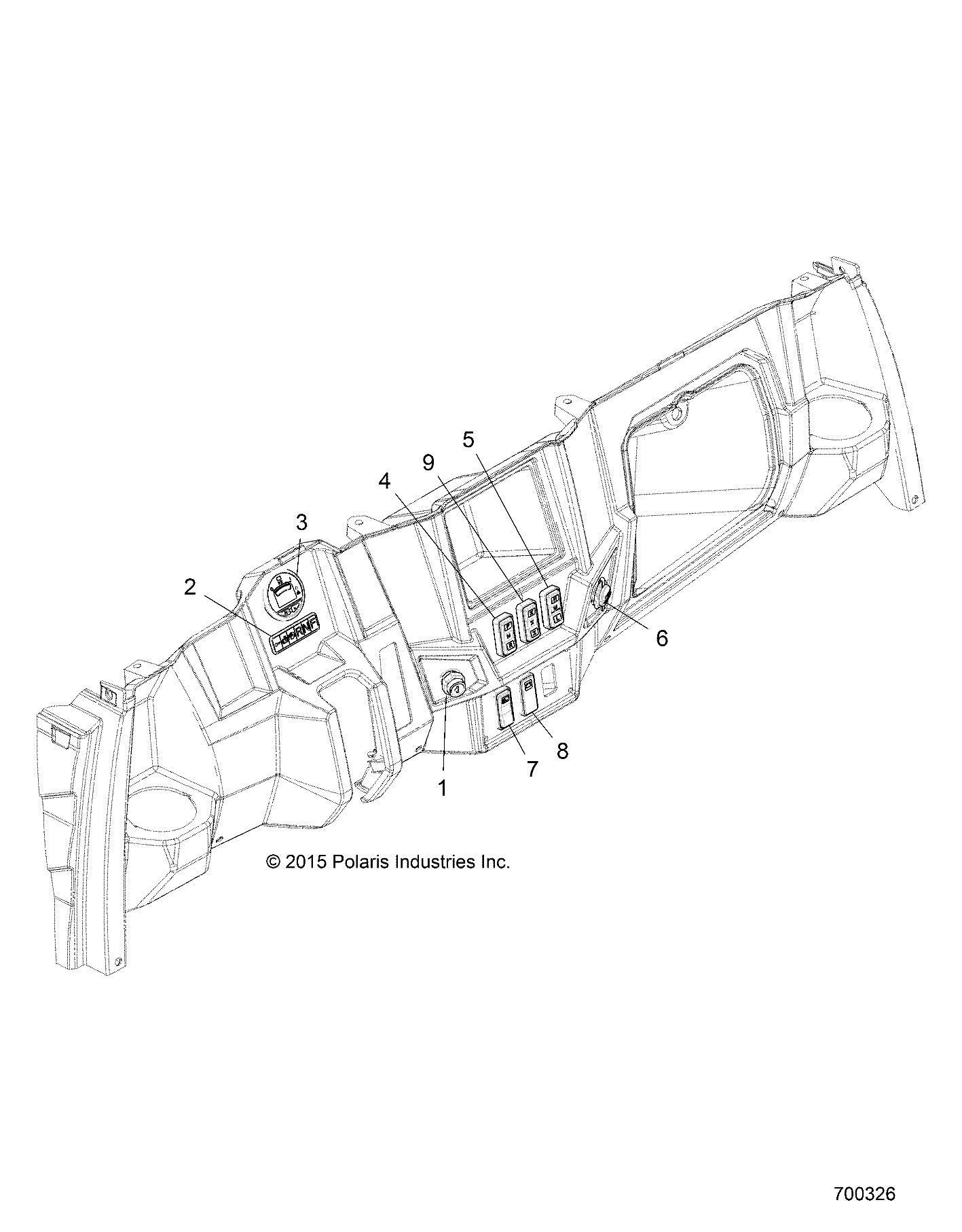 Polaris GEM 48V Key Switch Assembly - Genuine OEM Part 4013084 (Qty 1) - Replacement for Electric Vehicle Ignition System