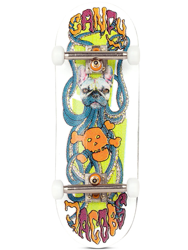 Blackriver Fingerboard Complete - Candy Jacobs Octopus Design - Professional Finger Skateboard for Tricks & Stunts - Perfect for Skateboard Enthusiasts & Collectors