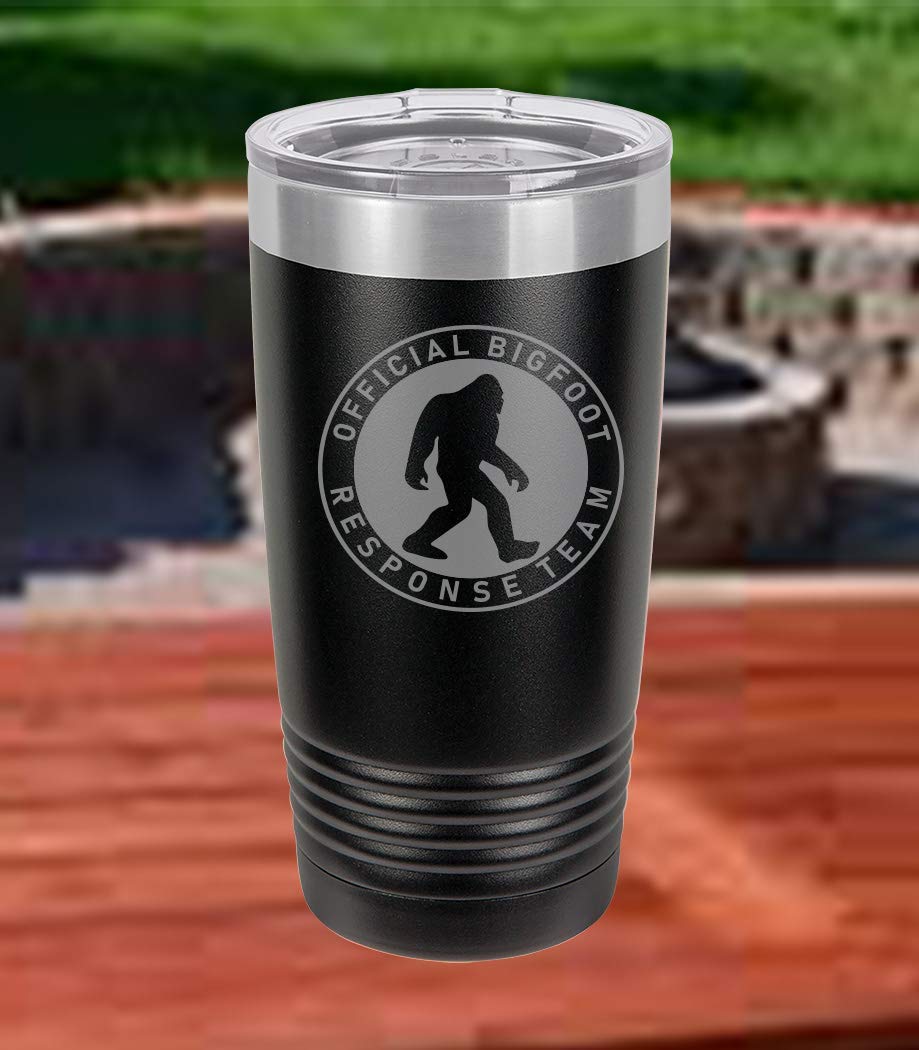 Bigfoot Response Team 20oz Insulated Tumbler - Stainless Steel Travel Mug with Lid, Perfect Gift for Bigfoot & Sasquatch Lovers - Ideal for Camping, Hiking & Outdoor Adventures