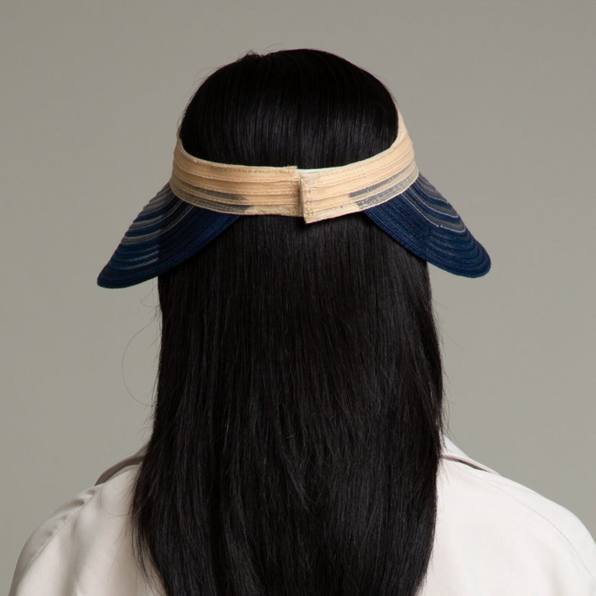 Trixie Packable Horsehair Visor for Women - Sun Hat with UPF Protection for Outdoor, Beach, and Travel