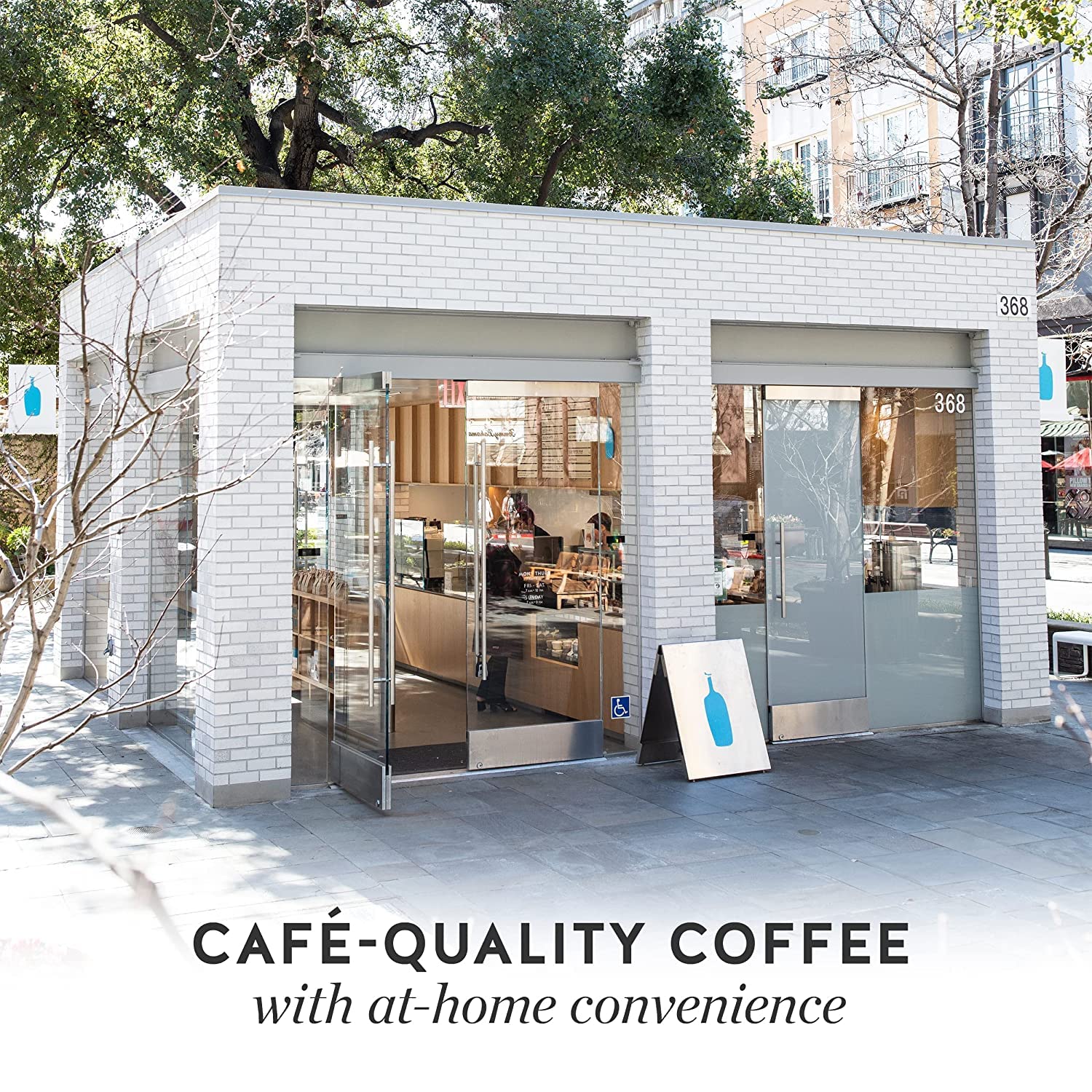 Organic Whole Bean Coffee Variety Pack by Blue Bottle - 3 Bags (Bright, Bold & Balanced Blend) 12oz Each - Perfect for Home Brewing, Office & Gifting