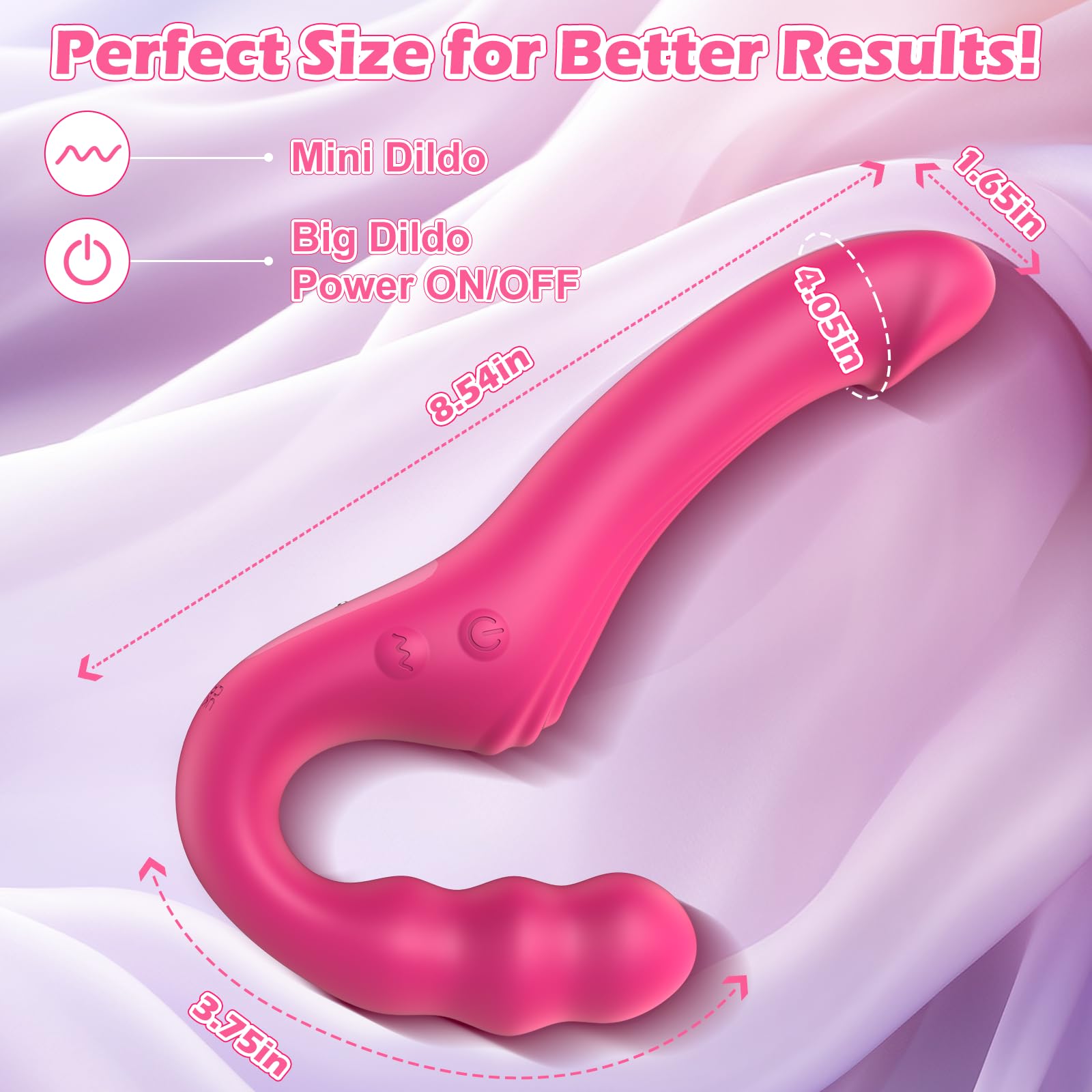 Premium Realistic Strapless Strap-On Dildo for Women - Remote Control Vibrator with 10 Powerful Modes for G-Spot & Clitoral Stimulation, Couples Play & Anal Sex | Perfect for Lesbian Couples, Role Play & Spicing Up Your Intimate Life