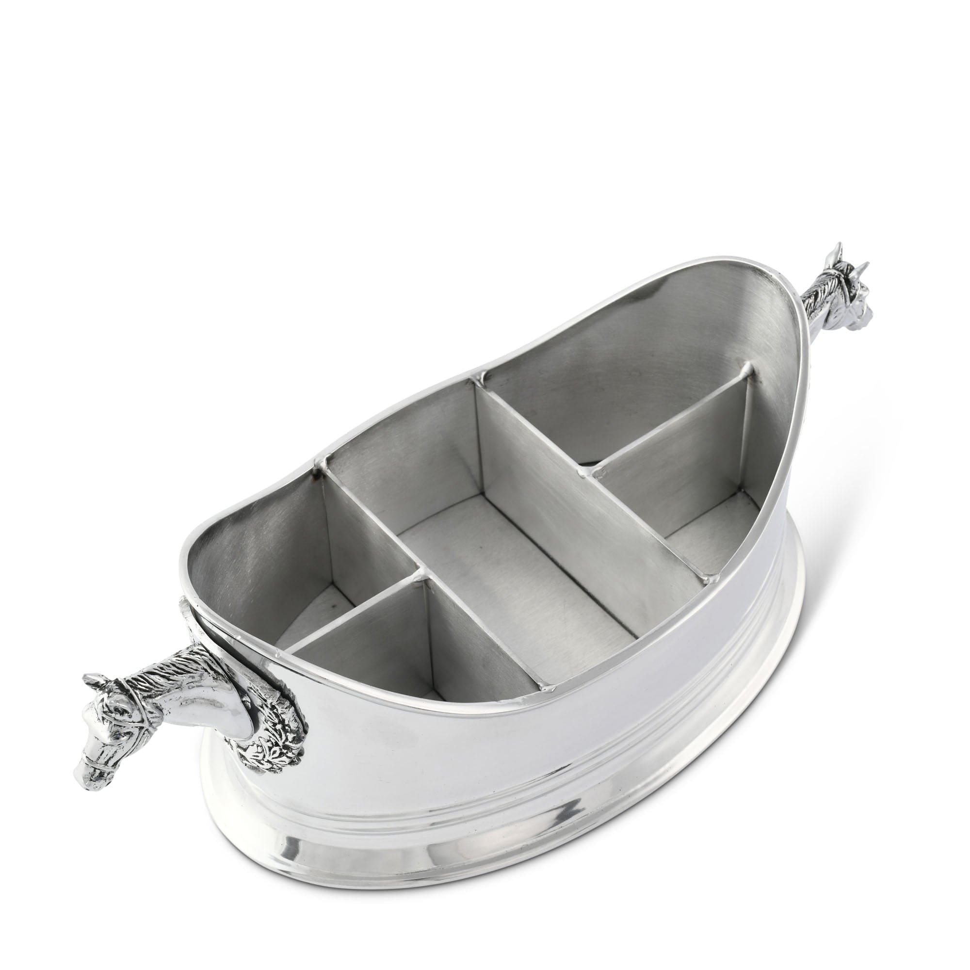 Elegant Horse Head Silverware Holder - Premium Kitchen Organizer for Utensils, Forks, Spoons & Knives - Perfect for Dining Table, Buffet, and Party Serving
