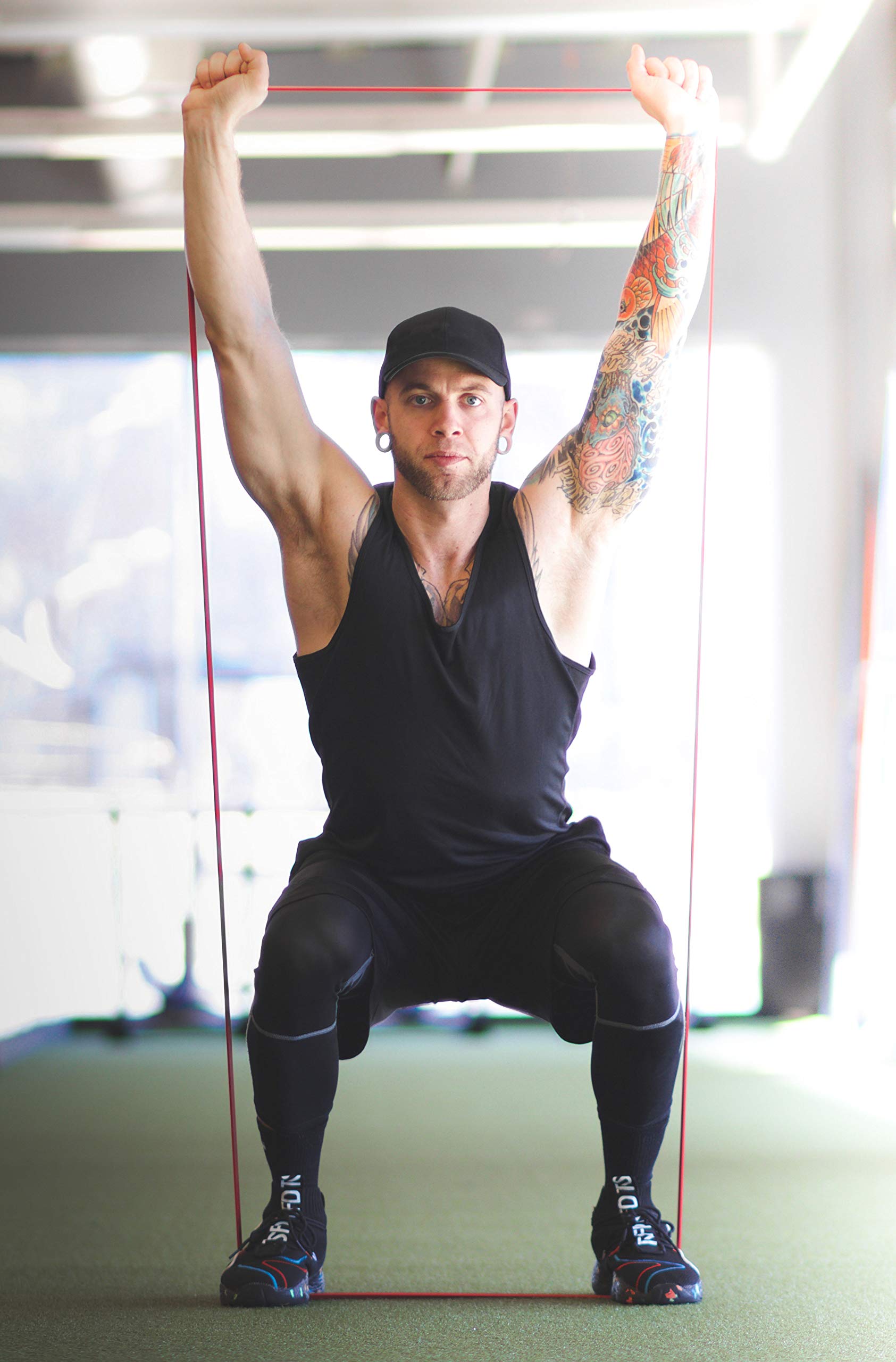 Heavy-Duty Exercise Resistance Bands for Physical Therapy, Fitness Training & Muscle Building - Stretch Mobility Bands for Rehab, Workouts & Home Gym Use