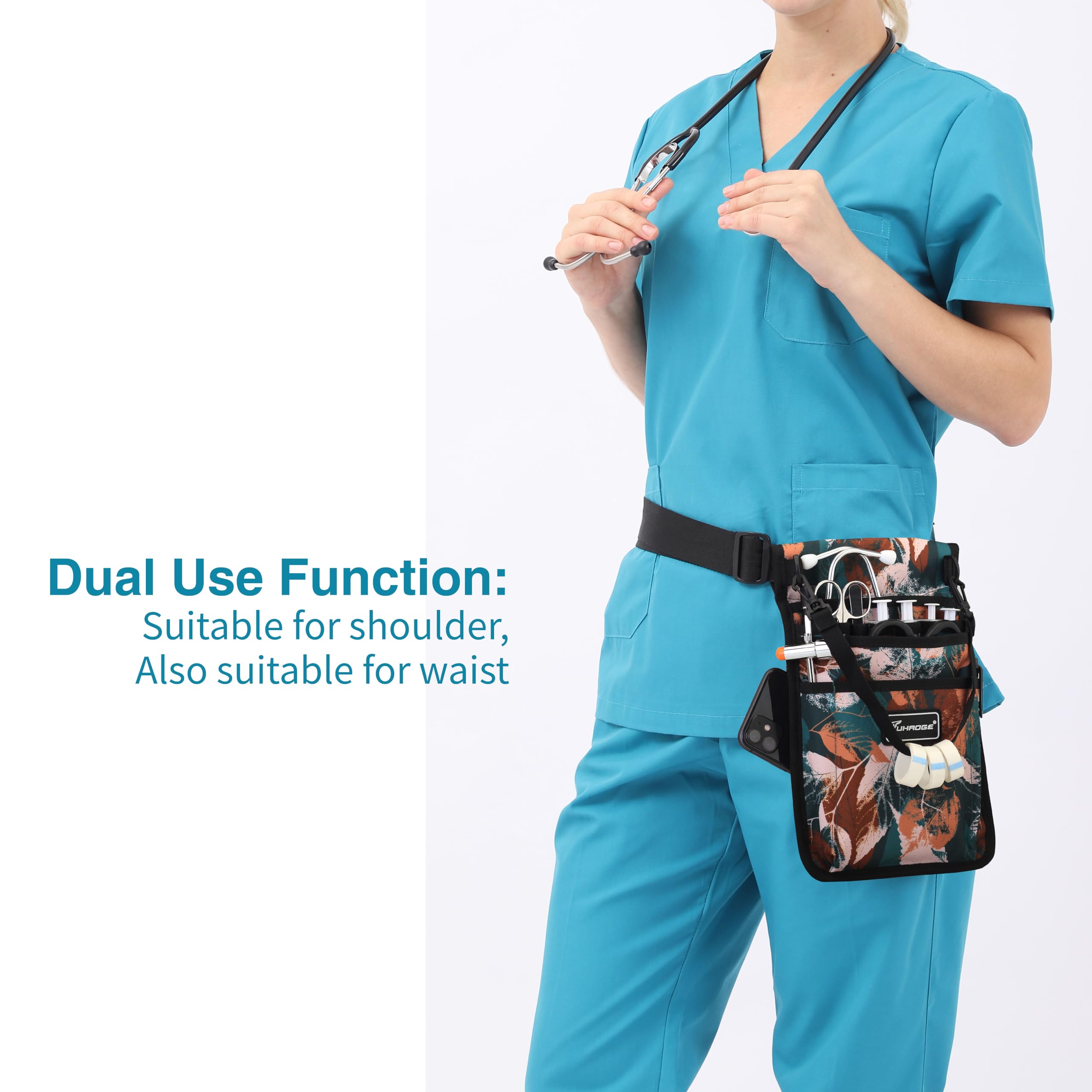 Nurse Storage Waist Bag - Practical Belt Organizer Pouch for Medical Supplies | Perfect for Nurses, Doctors & Healthcare Professionals on Duty