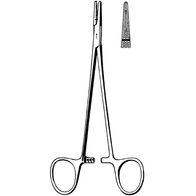 Crile Wood Needle Holder 7