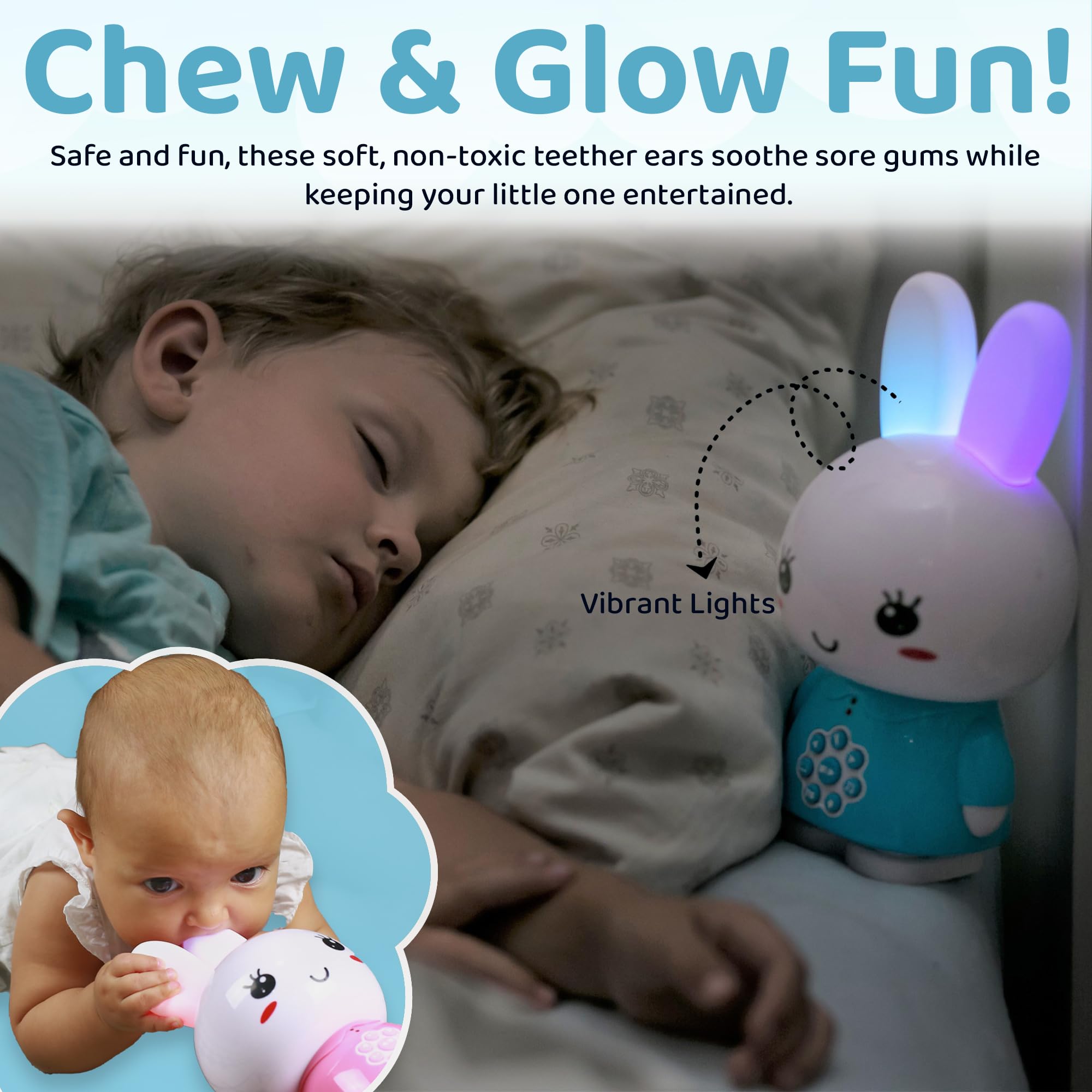 Alilo Easter Bunny Musical Toddler Toys for 1-2 Year Old Boys & Girls - Best Baby Gift for 1 Year Old | Interactive Learning Toy with Lights & Sounds for Early Childhood Development | Perfect for Playtime, Birthday Presents & Easter Gifts