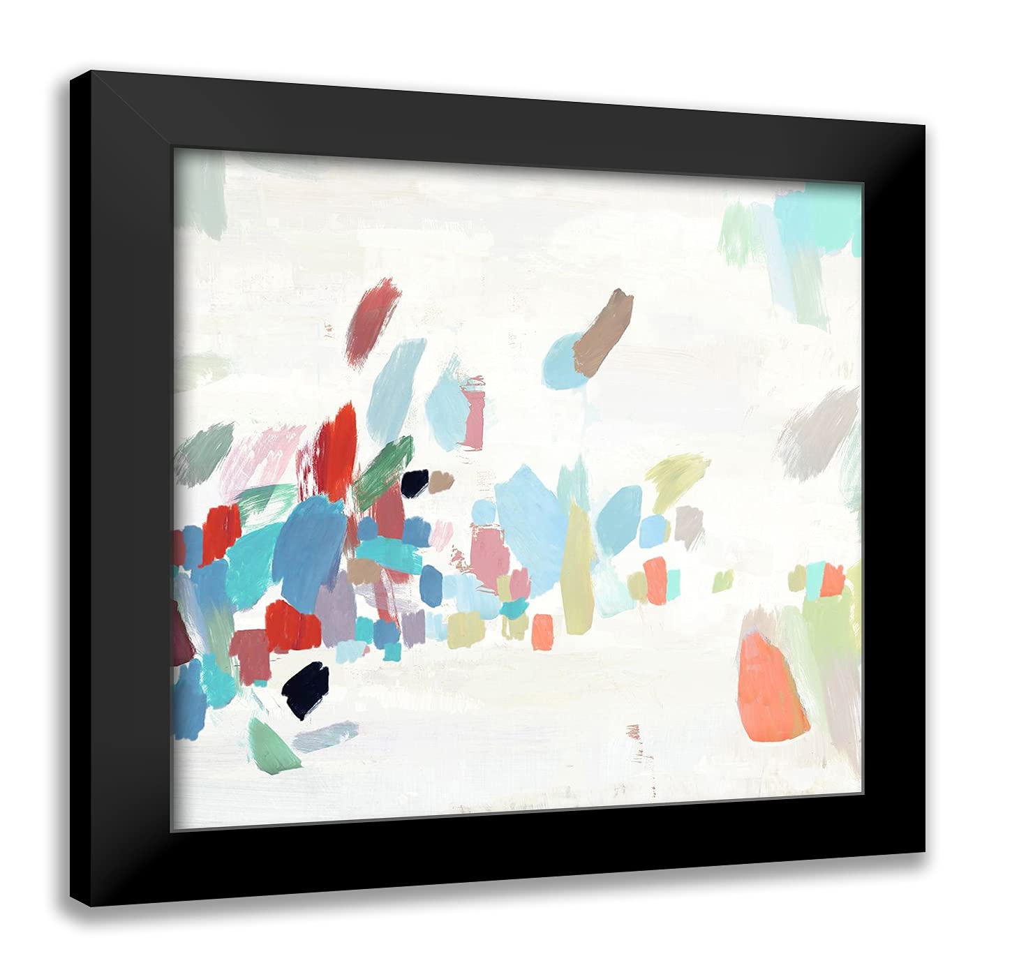 Tom Reeves 'True' 20x20 Black Modern Framed Art Print - Perfect for Living Room, Bedroom & Office Wall Decor
