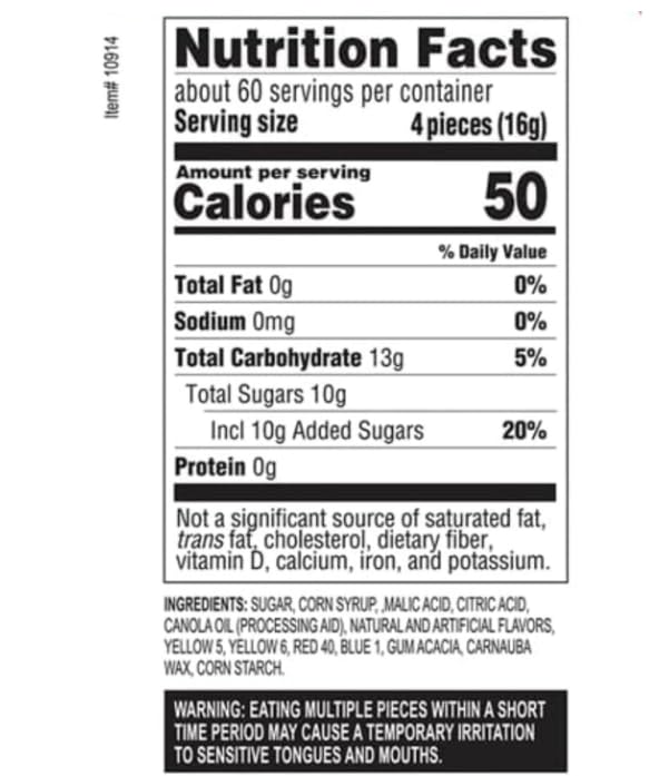 Warheads Extreme Sour Candy - Original 5 Fruit Flavors (2lb Tub, 240 Pieces) | Bulk Sour Candy for Parties, Holidays & Office Treats | Includes Free Surprise Gift - Perfect for Halloween, Birthday Celebrations & Candy Buffets