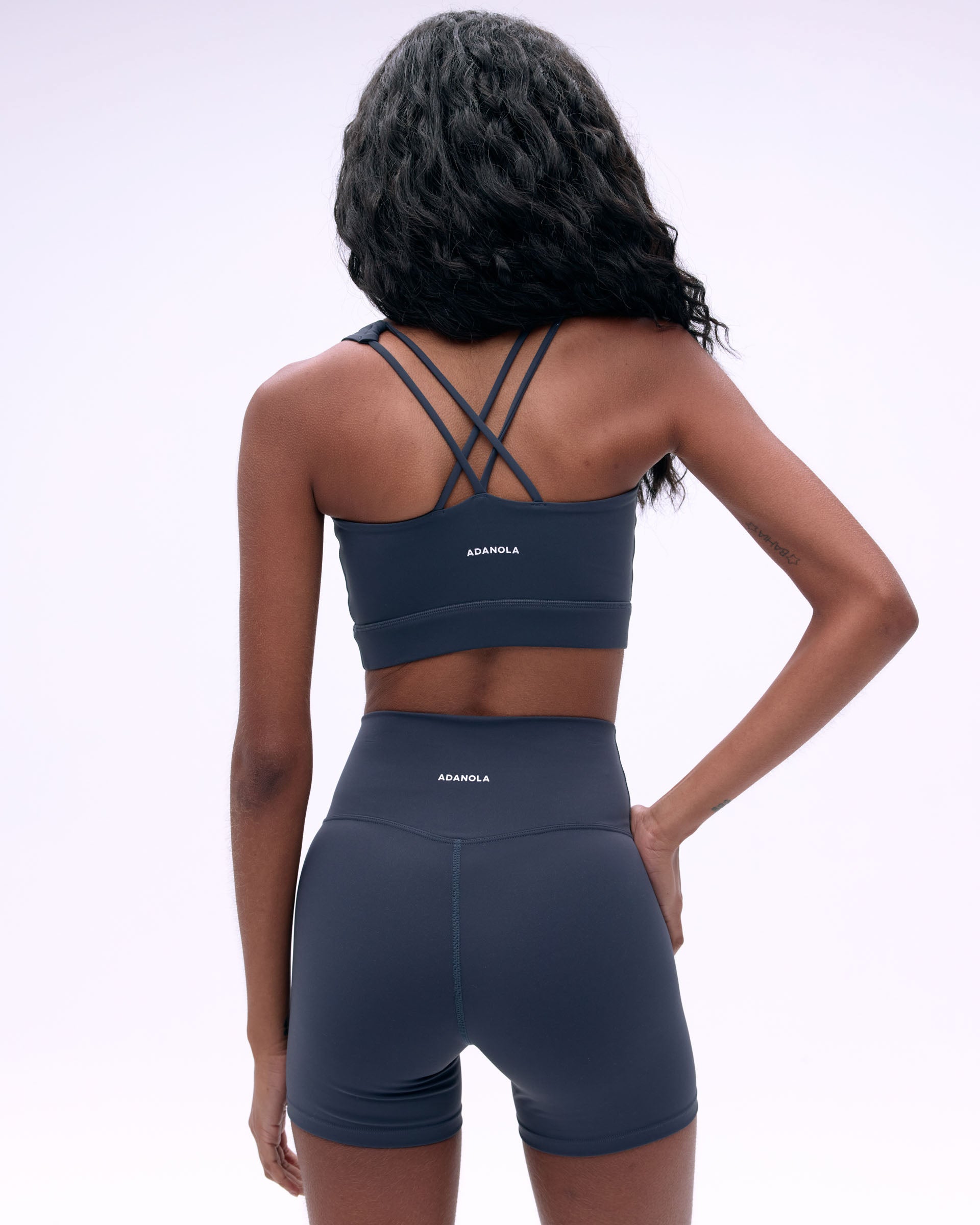 Ultimate Crop Shorts for Women - Comfortable High Waist Workout Shorts in Midnight Blue | Perfect for Yoga, Running & Gym