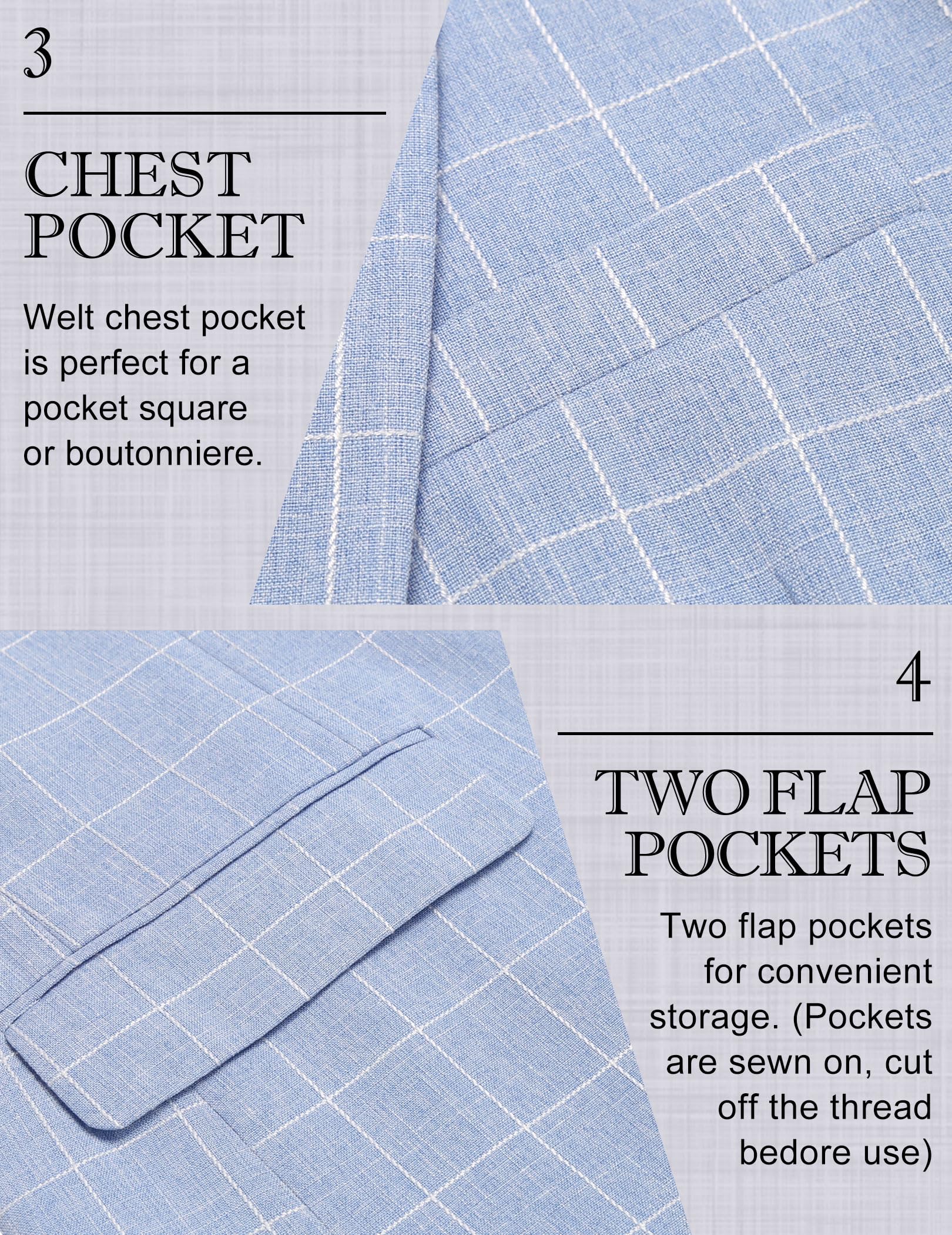 Men's Linen Blazer Jacket - Lightweight Casual & Formal Coat for Travel & Work