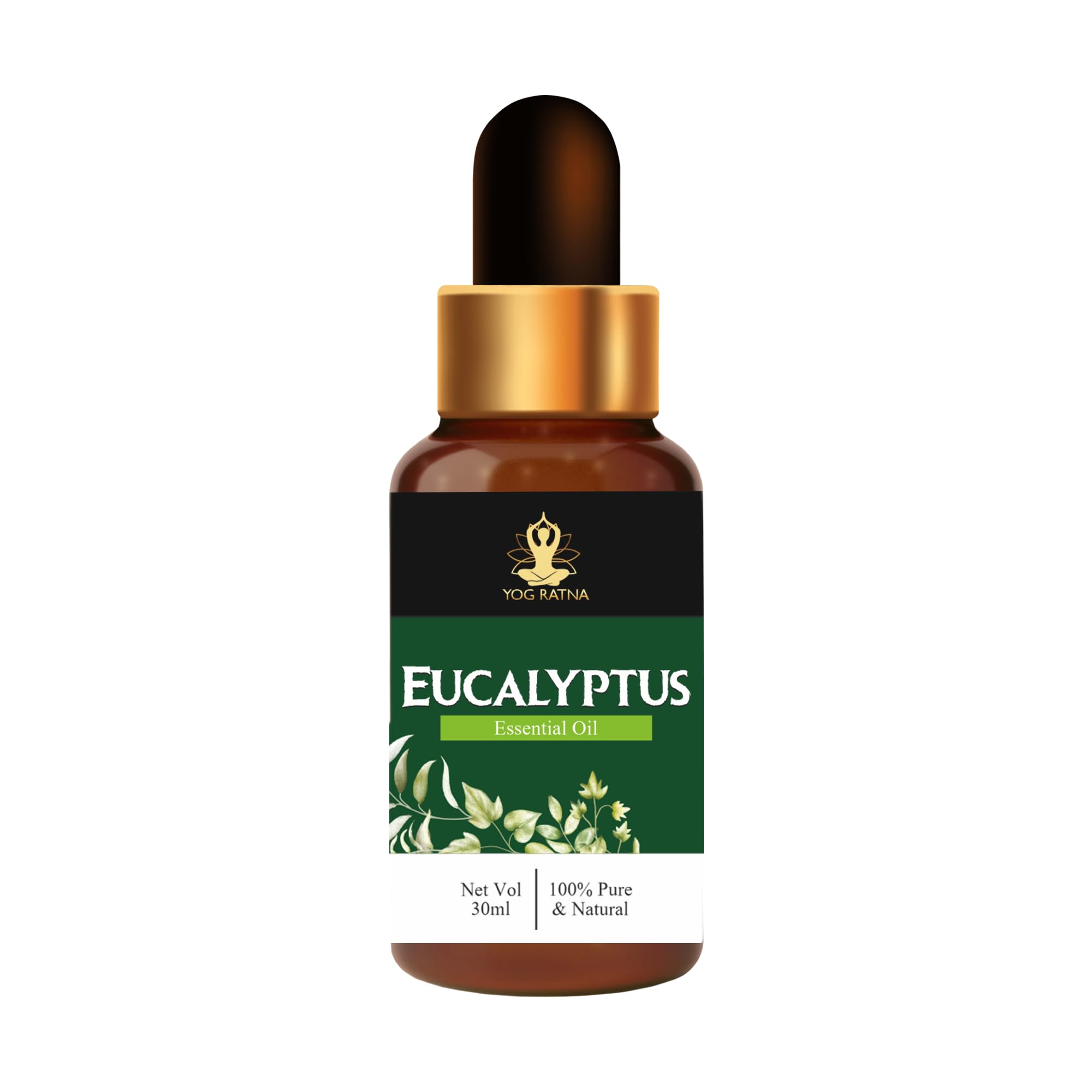 Organic Eucalyptus Essential Oil 30ml - 100% Pure & Natural for Clear Skin, Strong Hair & Muscle Relief | Revitalizing Face, Scalp & Body Care | Aromatherapy, Massage & Home Spa Use