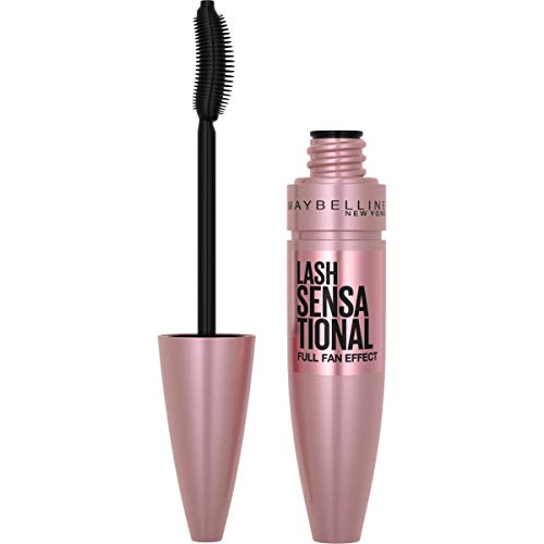 Maybelline New York Lash Sensational Mascara - Volumizing & Lengthening - Very Black (01) 0.32 oz - Waterproof Smudge-Proof Formula for Dramatic Lashes - Perfect for Daytime Wear & Special Occasions