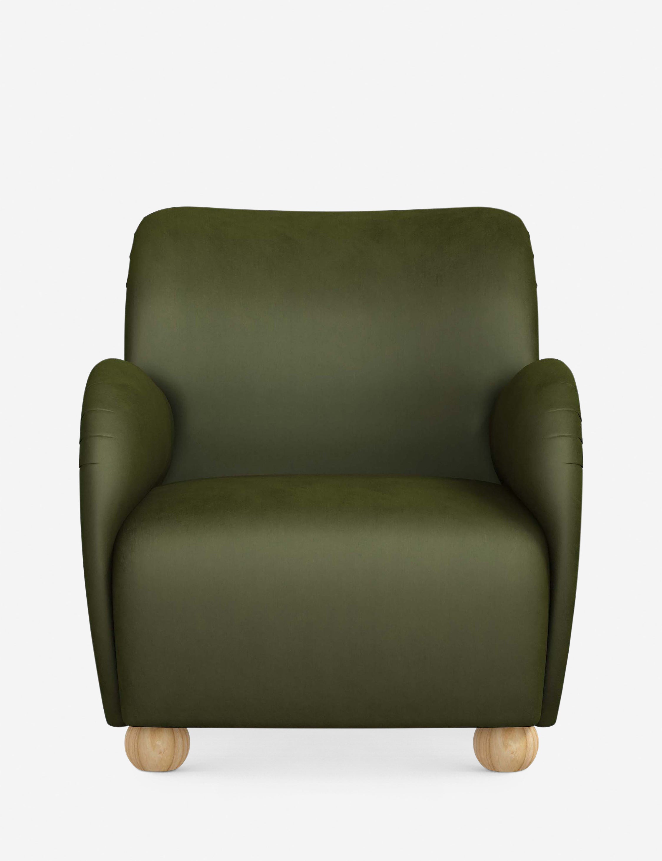 Baird Accent Chair - Modern Upholstered Lounge Chair for Living Room, Bedroom & Office - Stylish Comfortable Reading Chair with Solid Wood Legs - Perfect for Relaxing, Reading & Decorating