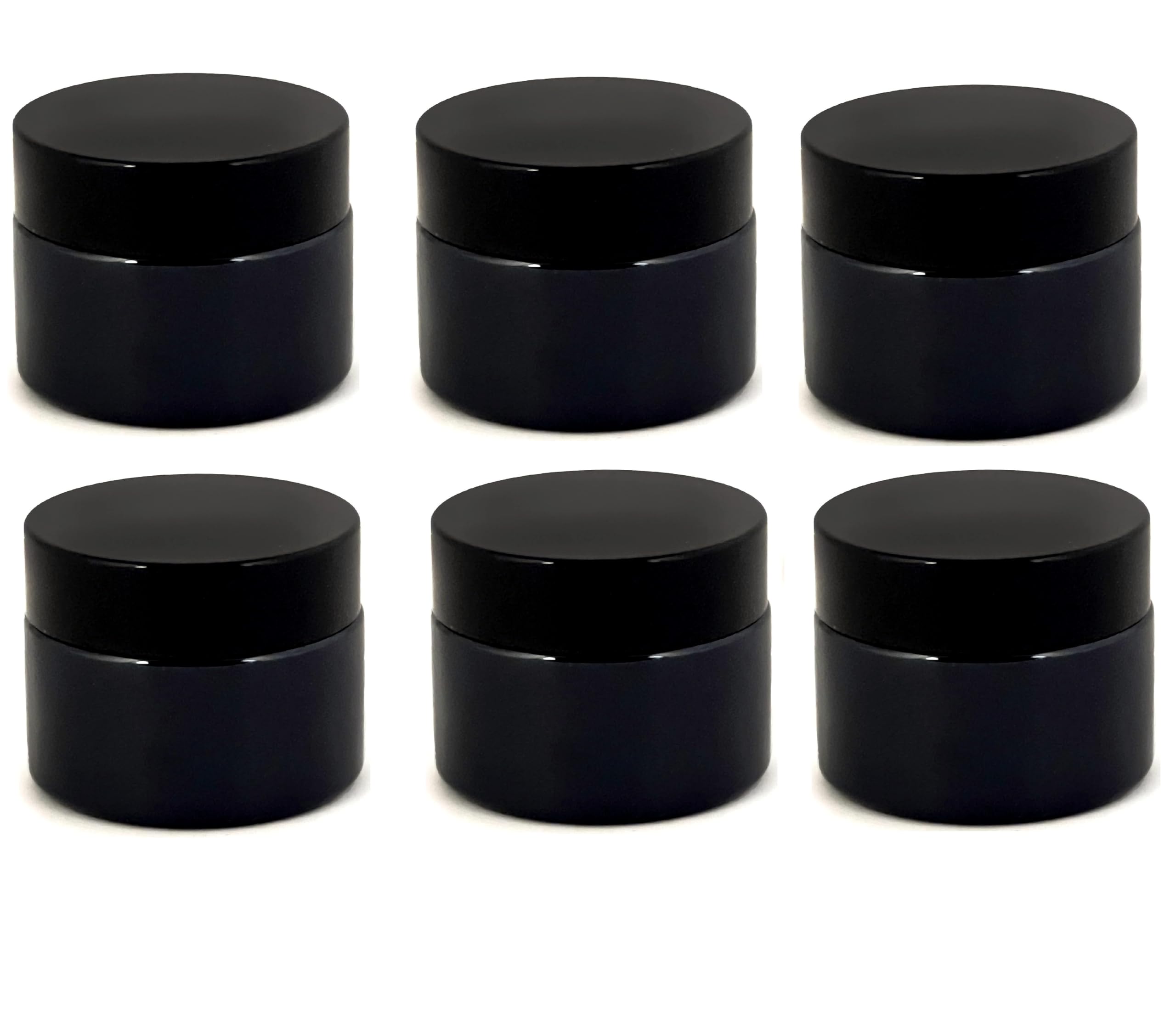 SKYMORN 4-Pack Leakproof Cosmetic Jars with Inner Lids - Small Empty Containers for Body Butter, Lotion, Cream, Salve, Makeup & Toiletries | Perfect for DIY Beauty Products, Travel & Home Organization