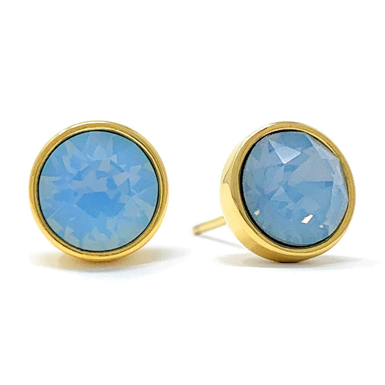 Swarovski Crystal Stud Earrings for Women - Elegant Gift & Party Wear