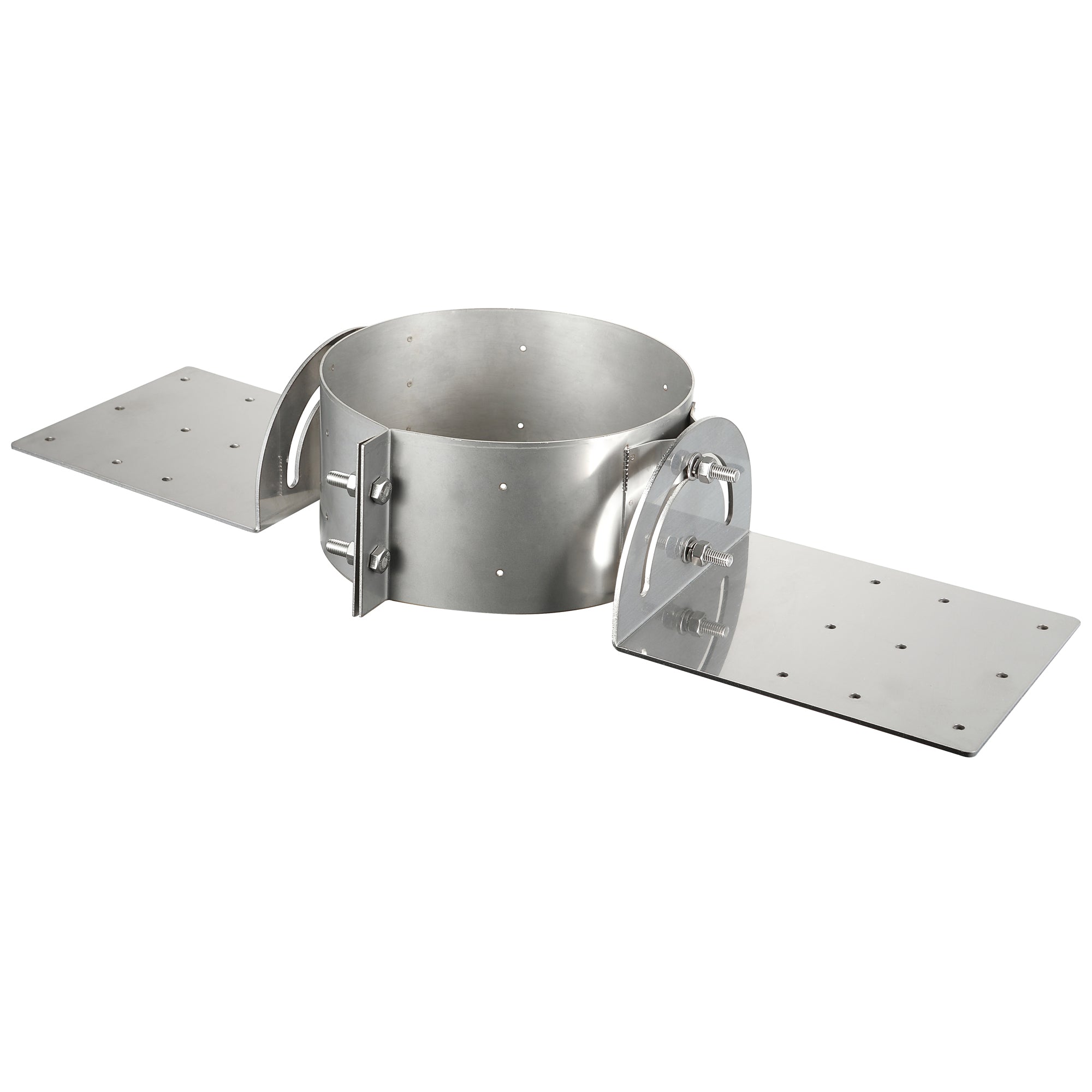 6-Inch Inner Diameter Chimney Roof Support Bracket - Heavy Duty Metal Flashing for Round Chimneys | Perfect for Home Roofing, Fireplace Installation & Chimney Repair Projects