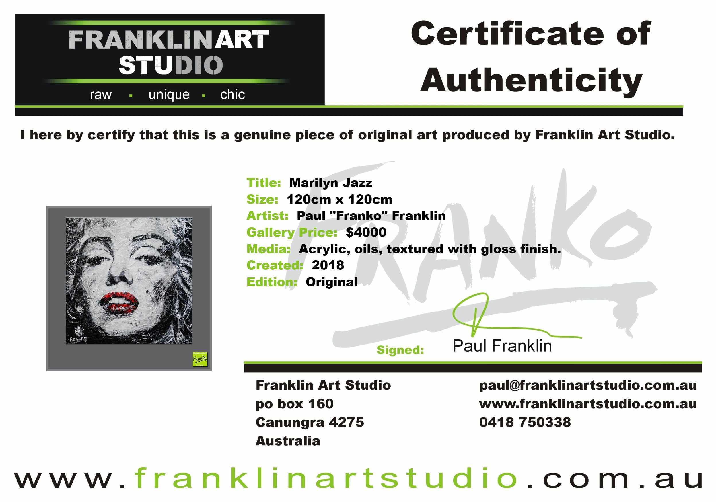 Abstract Realism Marilyn Monroe Painting 47x47 Inch - Jazz Art Decor for Living Room, Bedroom & Office Wall