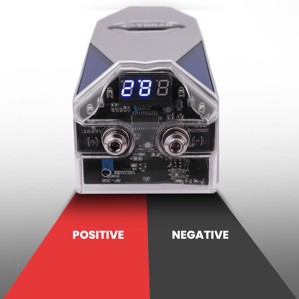 0.3 Farad Digital Power Capacitor - Car Audio Bass Enhancer for Amplifiers & Subwoofers - High-Performance Energy Storage for Clear, Powerful Sound - Perfect for Car Audio Systems & DIY Installations