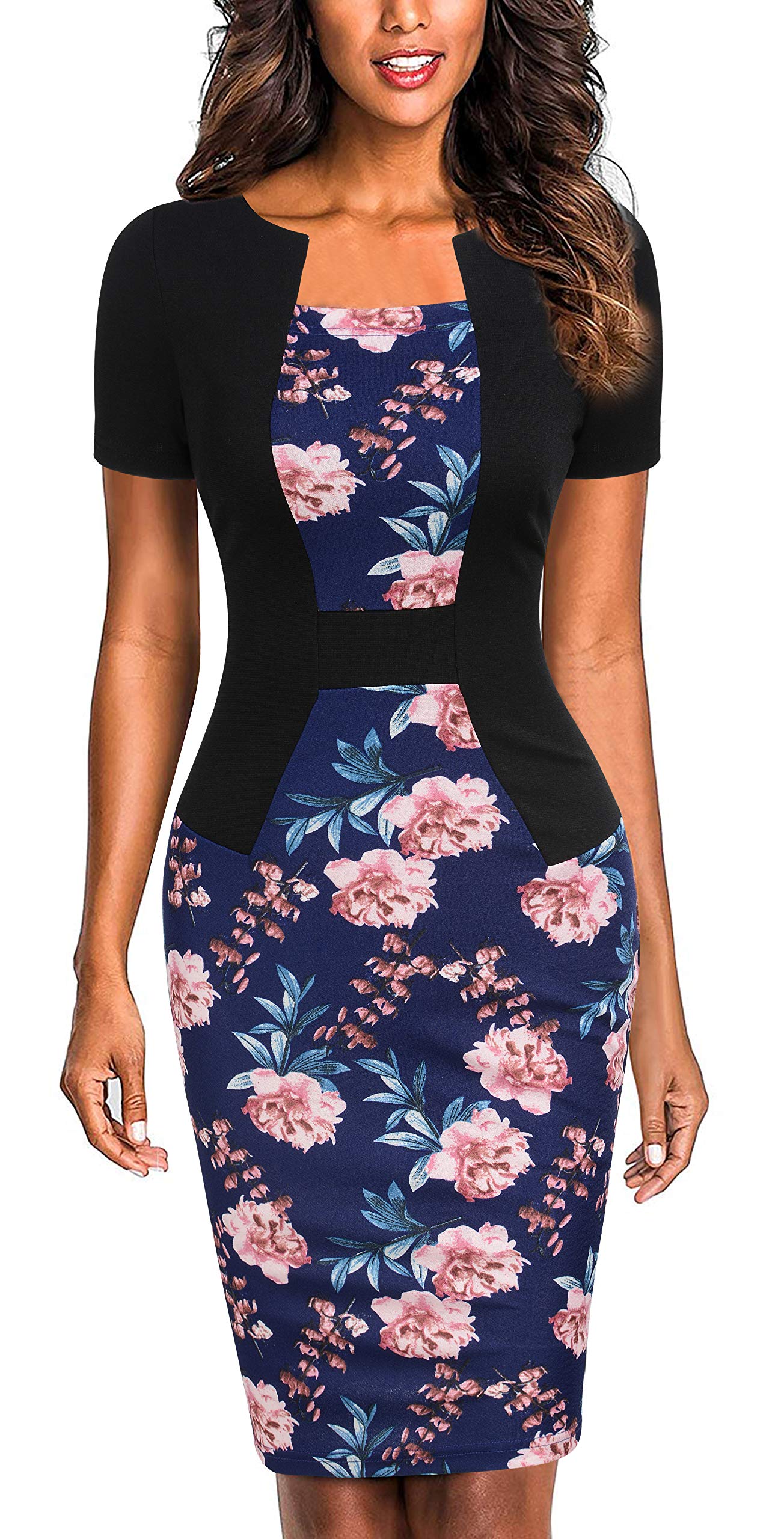 Women's Sheath Cocktail Dress for Business & Church Events
