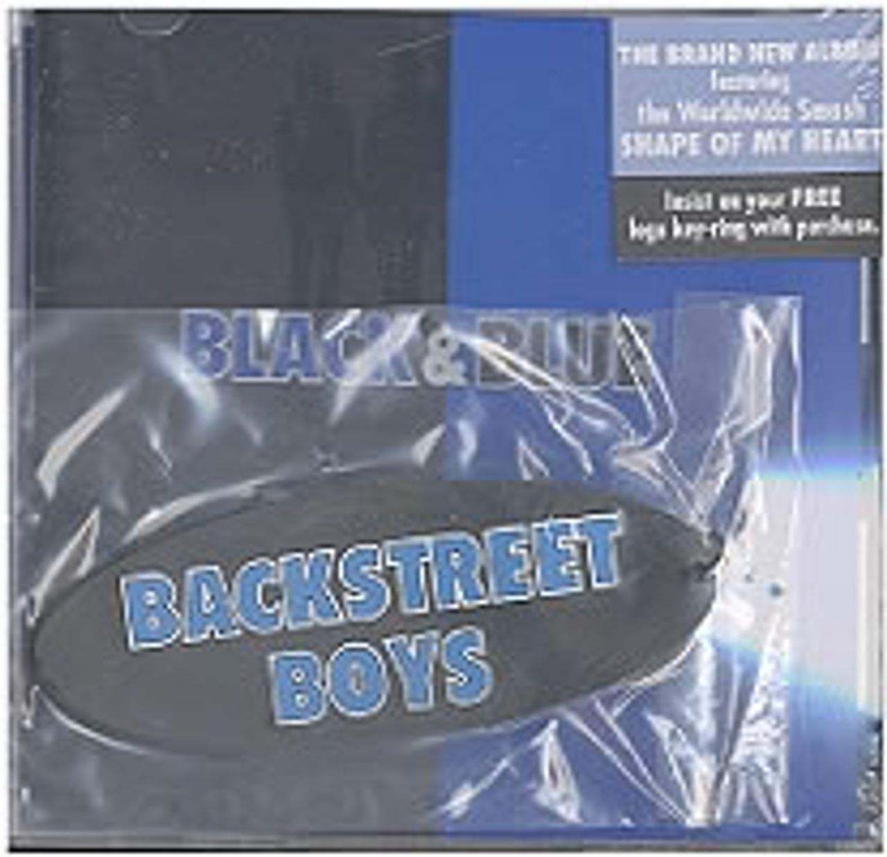 Black & Blue Keychain - Stylish and Durable Key Ring for Everyday Use, Perfect for Keys, Bags, and Gifts
