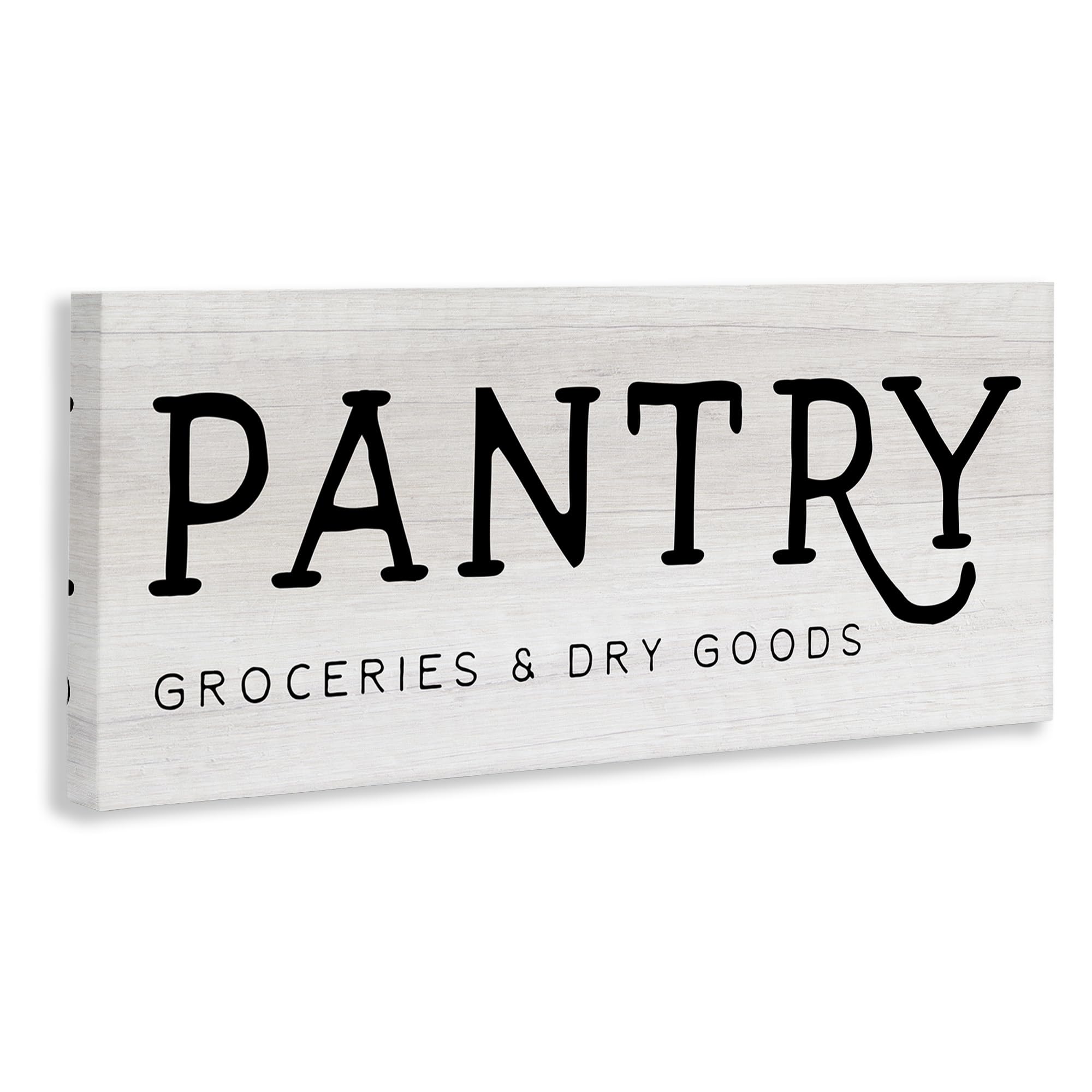 Rustic Pantry Sign for Groceries & Dry Goods - Kitchen Decor