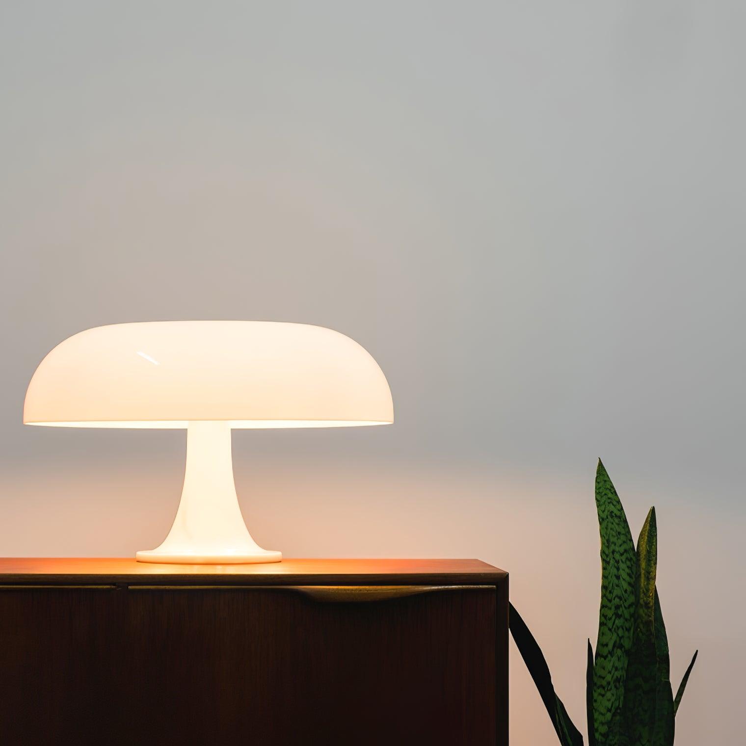 Whimsical Mushroom Table Lamp - Cute Nightstand Light for Kids Room & Nursery Decor - Perfect for Bedtime Reading & Cozy Ambiance