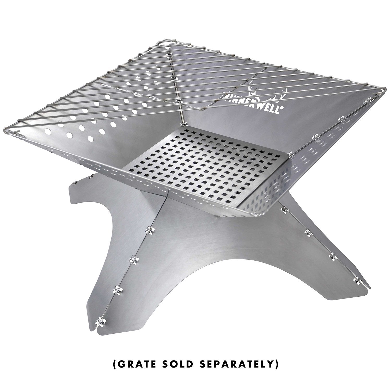 Flatfold Fire Pit XL - Portable Outdoor Fire Pit for Camping, Backyard, and Patio - Large Size for Gatherings