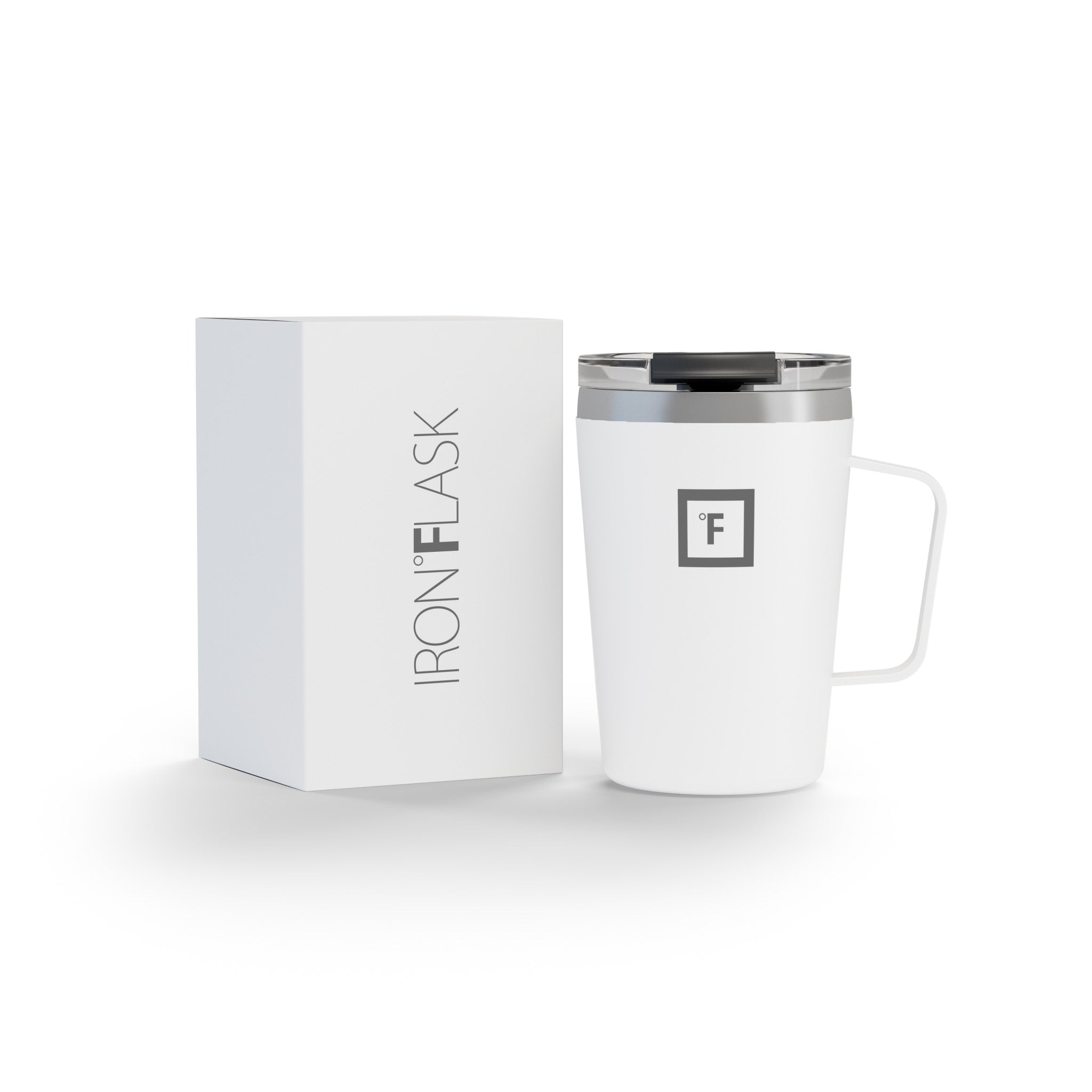 12 Oz Non-Slip Grip Coffee Mug - Insulated Travel Mug for Hot & Cold Drinks - Perfect for Office, Commute, Camping & Outdoor Activities