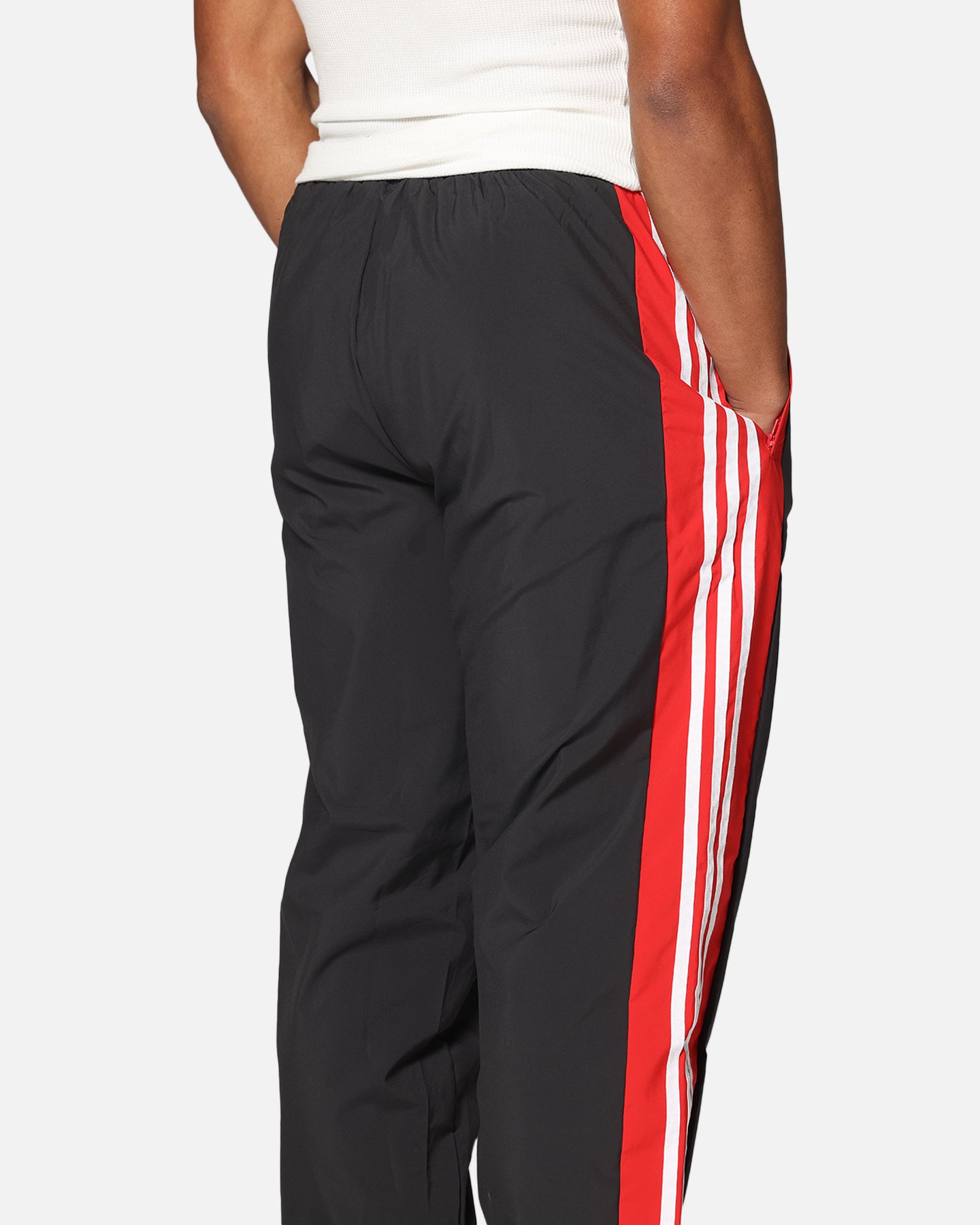 Adidas Originals Warm Up Track Pants - Better Scarlet Red | Men's Athletic Joggers for Running, Gym & Casual Wear