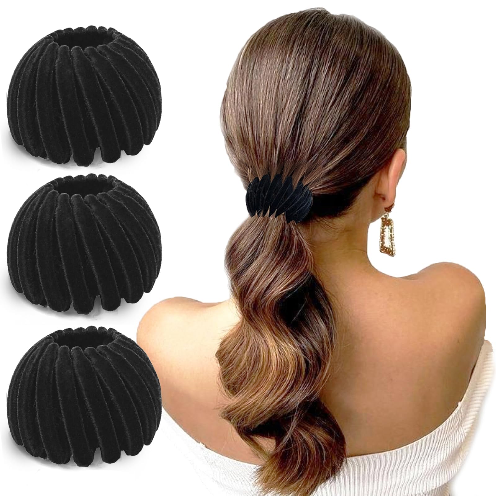 Bird Nest Magic Hair Clip for Women - Hair Bun Maker & Ponytail Holder for Thick & Thin Hair - Perfect for Updos, Buns, and Everyday Hairstyles