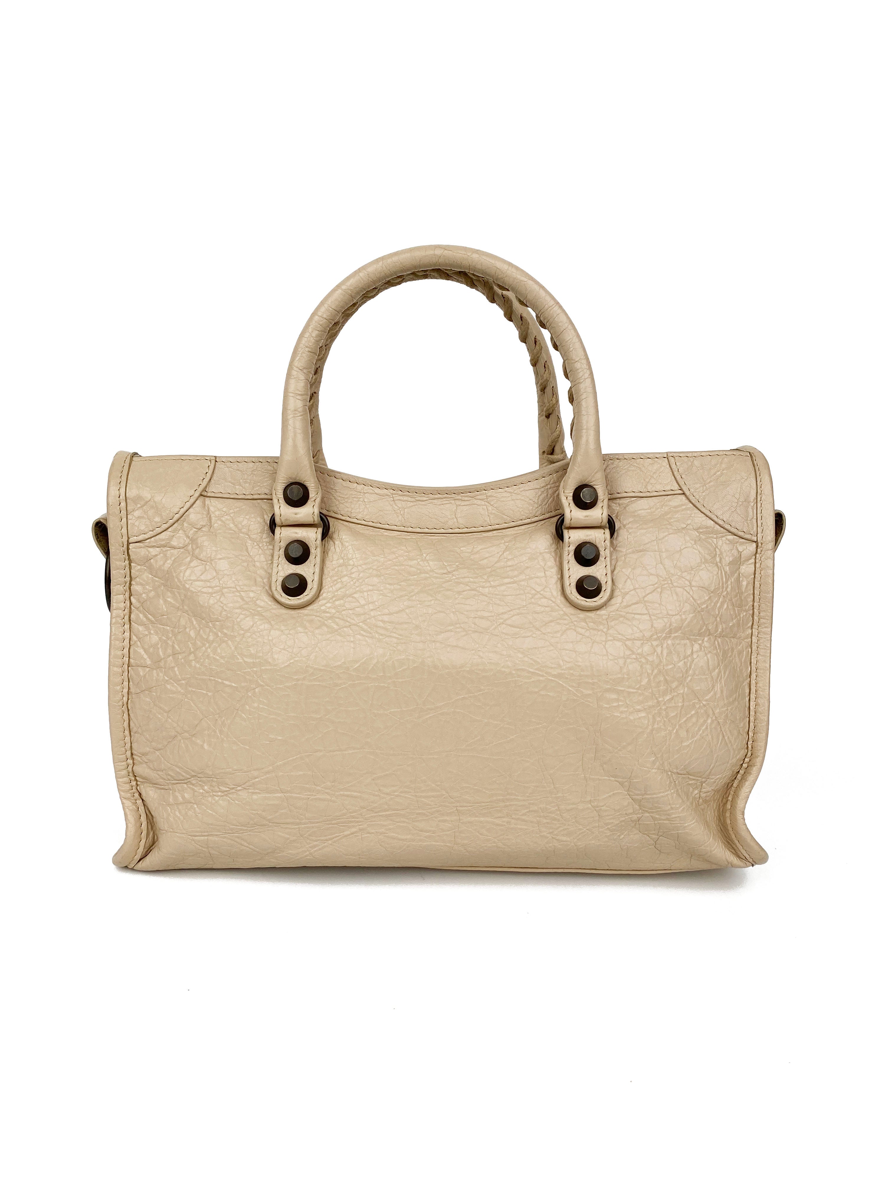 Balenciaga Small Nude City Bag - Luxury Crossbody Handbag for Women | Perfect for Everyday Use, Parties & Travel
