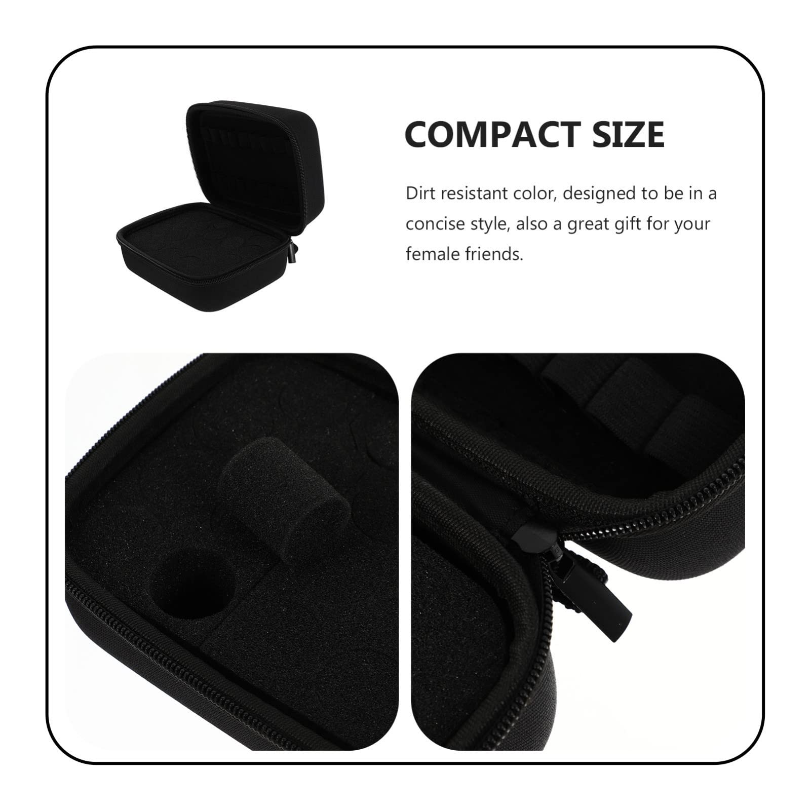 Healifty Essential Oil Storage Bag - Portable Diffuser Carrying Case for Travel, Jewelry Holder & Perfume Organizer - Durable Polyester Aromatherapy Accessory (Perfect for Home, Office & On-the-Go Use)