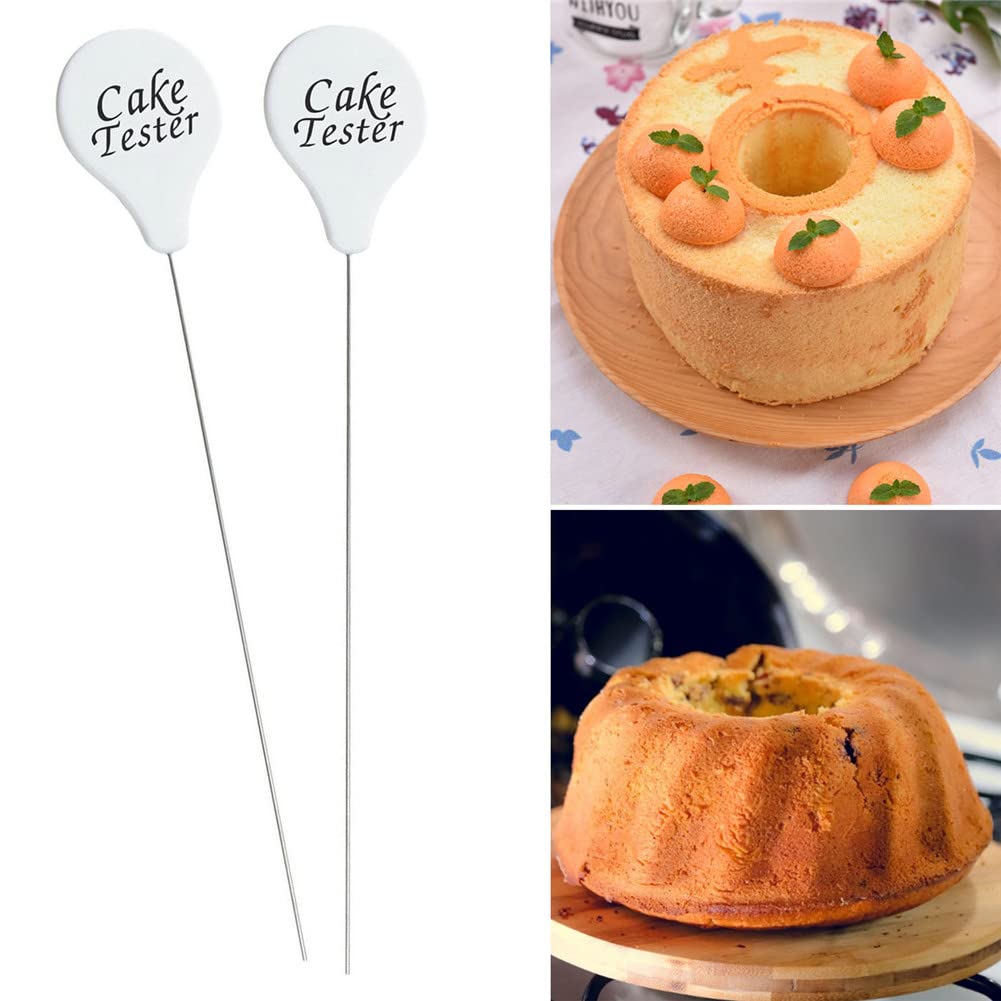 Vigcebit Stainless Steel Cake Tester - Professional Baking Pick Sticks & Probe Skewer for Muffins, Bread, Cupcakes | Perfect for Home Bakers & Commercial Kitchens