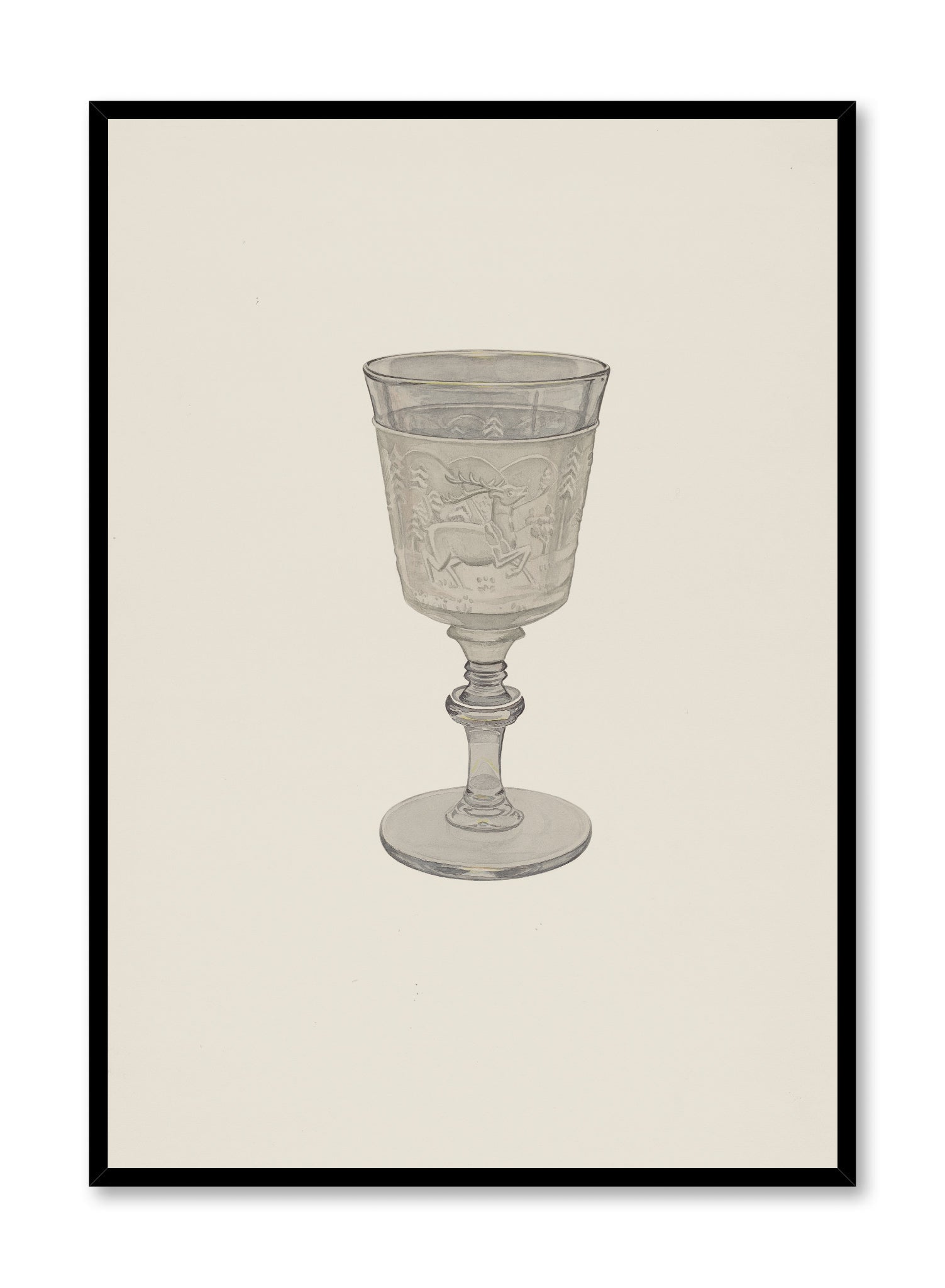 Raise a Glass Poster - Cheers Drinking Toast Wall Art Decor for Home Bar, Pub, or Party Celebration