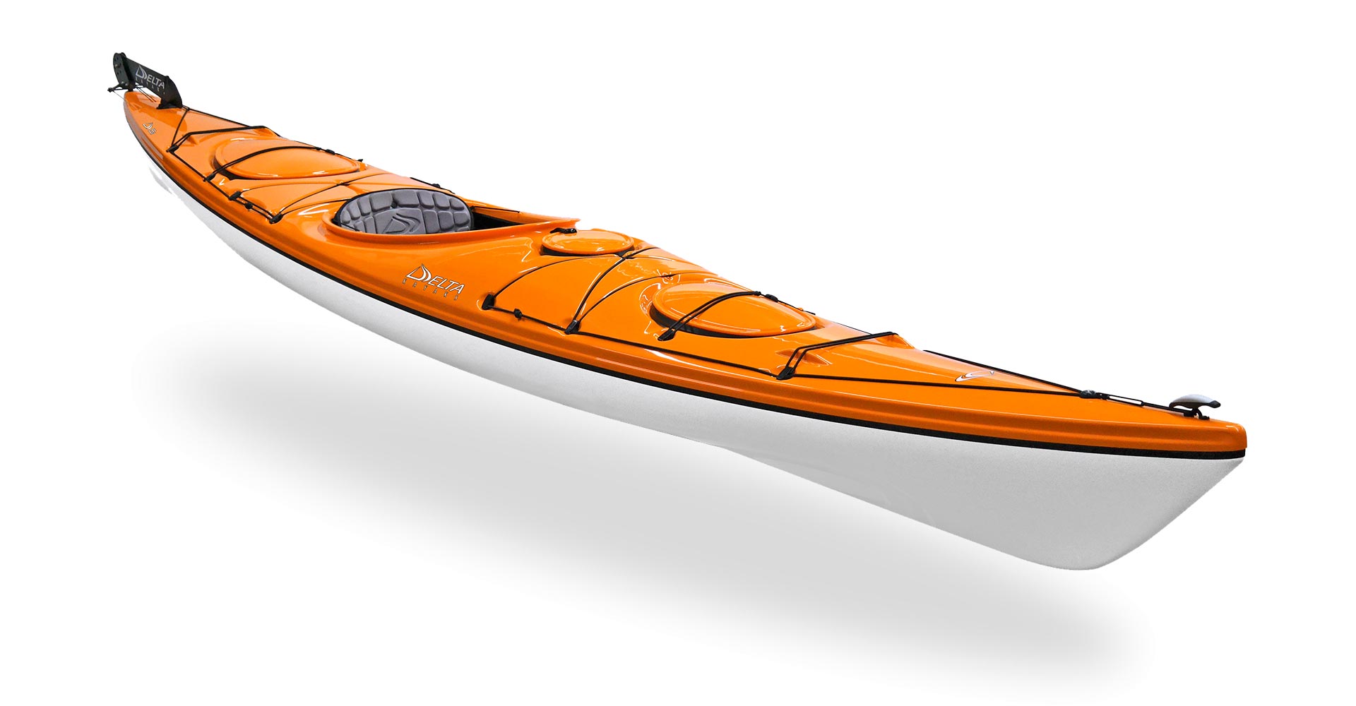 15.5 GT Kayak with Rudder - Sunset Orange Color | Perfect for Fishing, Camping & Water Sports Adventures