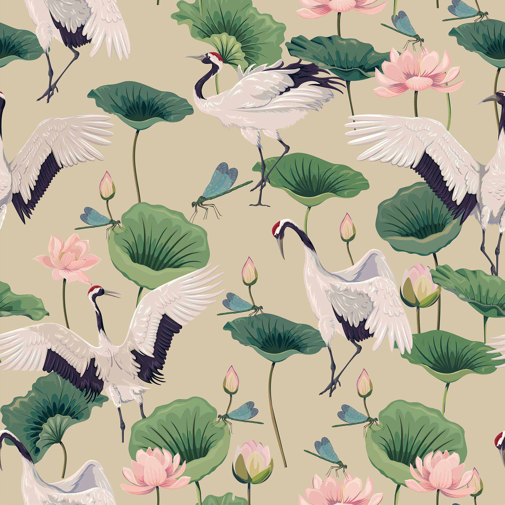 Green Botanical Peel and Stick Removable Wallpaper - Self-Adhesive Wall Decor for Bedroom, Living Room, Nursery & Office - Easy to Apply & Remove