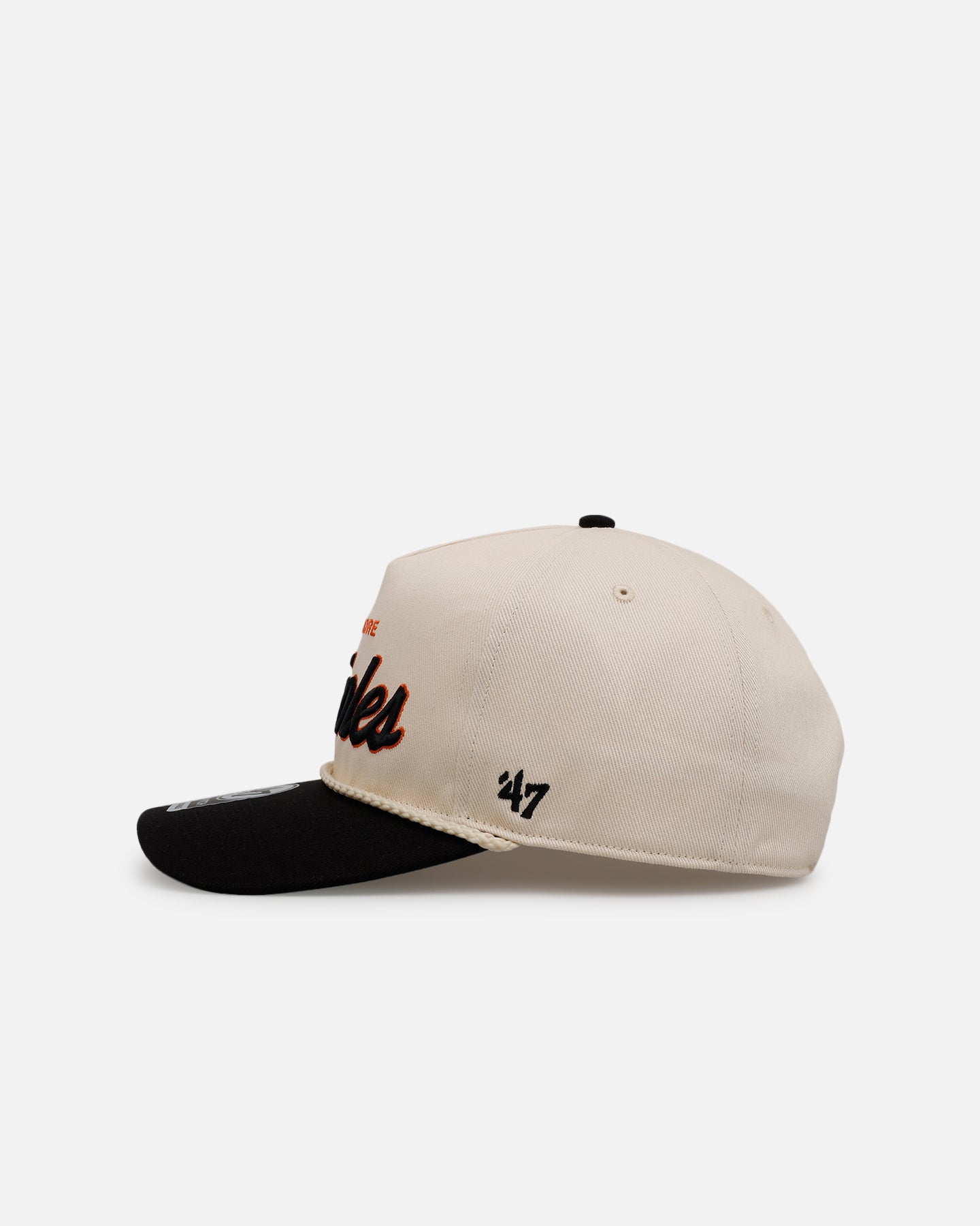 47 Brand Baltimore Orioles MLB Opening Day Script Hitch Snapback Hat - Adjustable Baseball Cap for Men & Women - Perfect for Baseball Games, Sports Events & Casual Wear