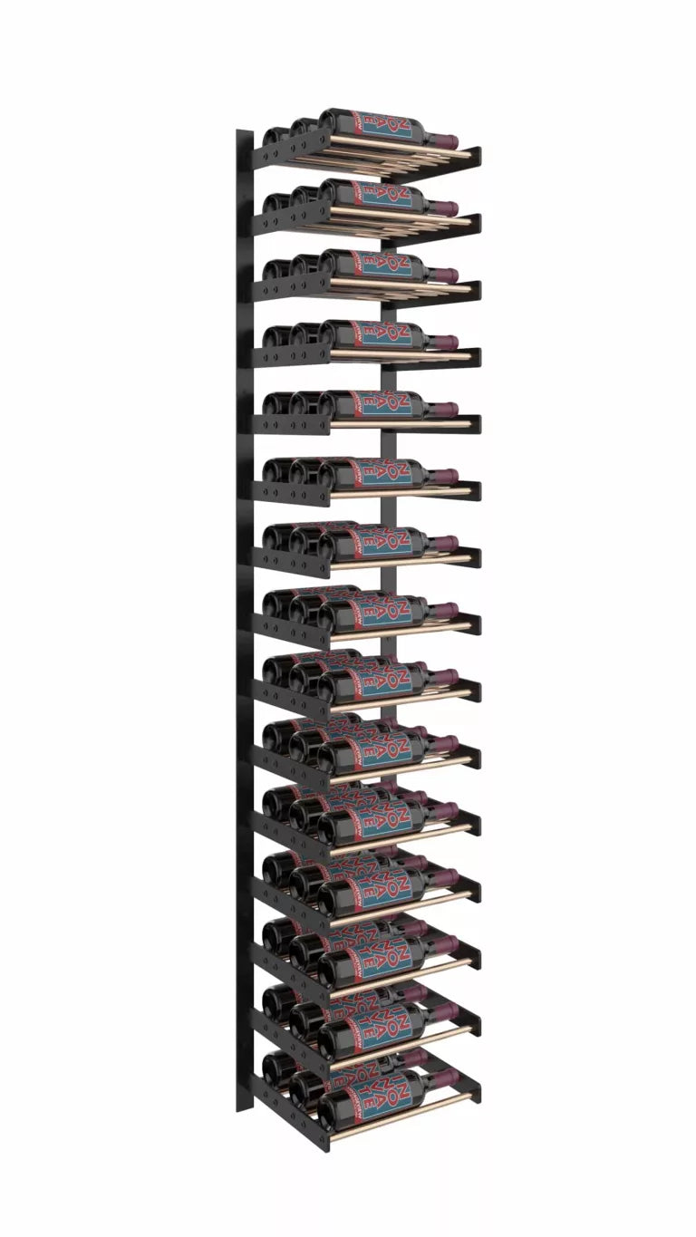 VintageView Evolution 75-Inch Wall Mounted Wine Rack Kit - Holds 15 to 45 Bottles - Space Saving Wine Storage Solution for Home Bar, Kitchen, Dining Room & Wine Cellar Organization