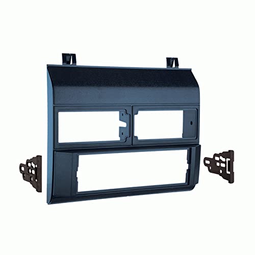 Universal Single DIN Car Stereo Dash Kit - Blue - Compatible with Most Aftermarket Radios | Perfect for DIY Car Audio Installation & Vehicle Dashboard Upgrades