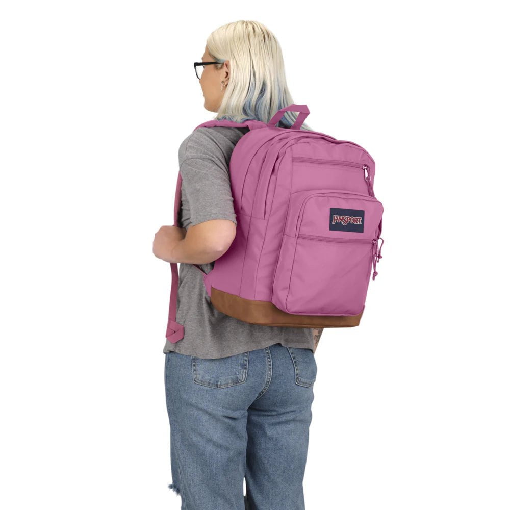 JanSport Cool Student Backpack - Lightweight Laptop Backpack for School & College, Mauve Haze | Durable Bookbag with Padded Straps for Teens & Adults, Perfect for Daily Commute & Campus Life