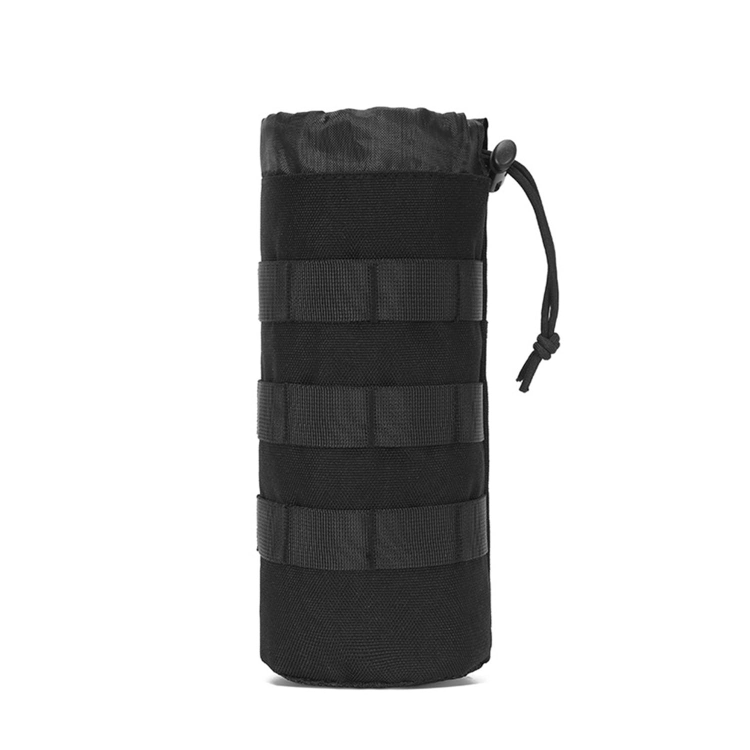 LFWATAXY Tactical Water Bottle Pouch - Durable Nylon Webbing Cup Holder for Backpack Attachment - Multipurpose Outdoor Gear for Hiking, Camping & Military Use