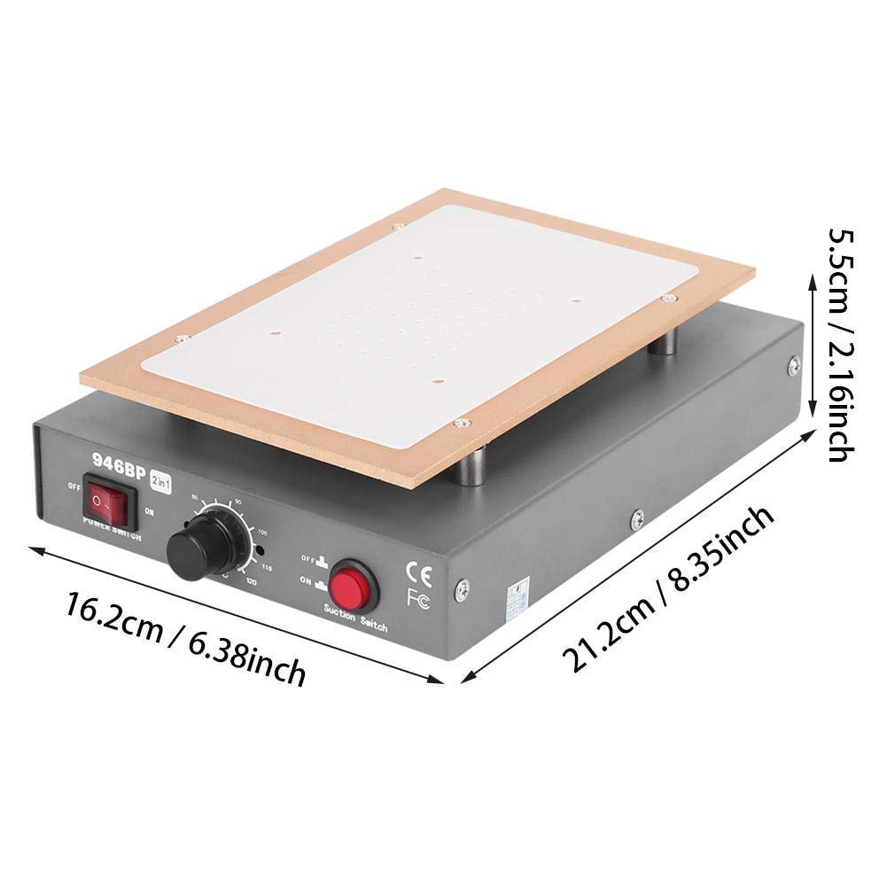 Ejoyous 7 Inch LCD Screen Separator Machine with Built-in Vacuum Pump - Professional Phone Repair Tool for iPhone, Samsung & Smartphones - Hot Plate Heating Removal Equipment (110V US Plug) - Perfect for Cell Phone Repair Shops & DIY Technicians