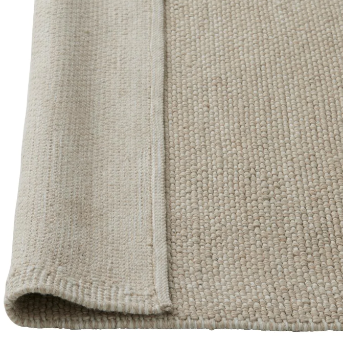 Premium Andorra Outdoor Rug in Oatmeal - 200cm x 300cm (6.6ft x 9.8ft) All-Weather Waterproof Patio Rug for Deck, Poolside, and Garden Decor