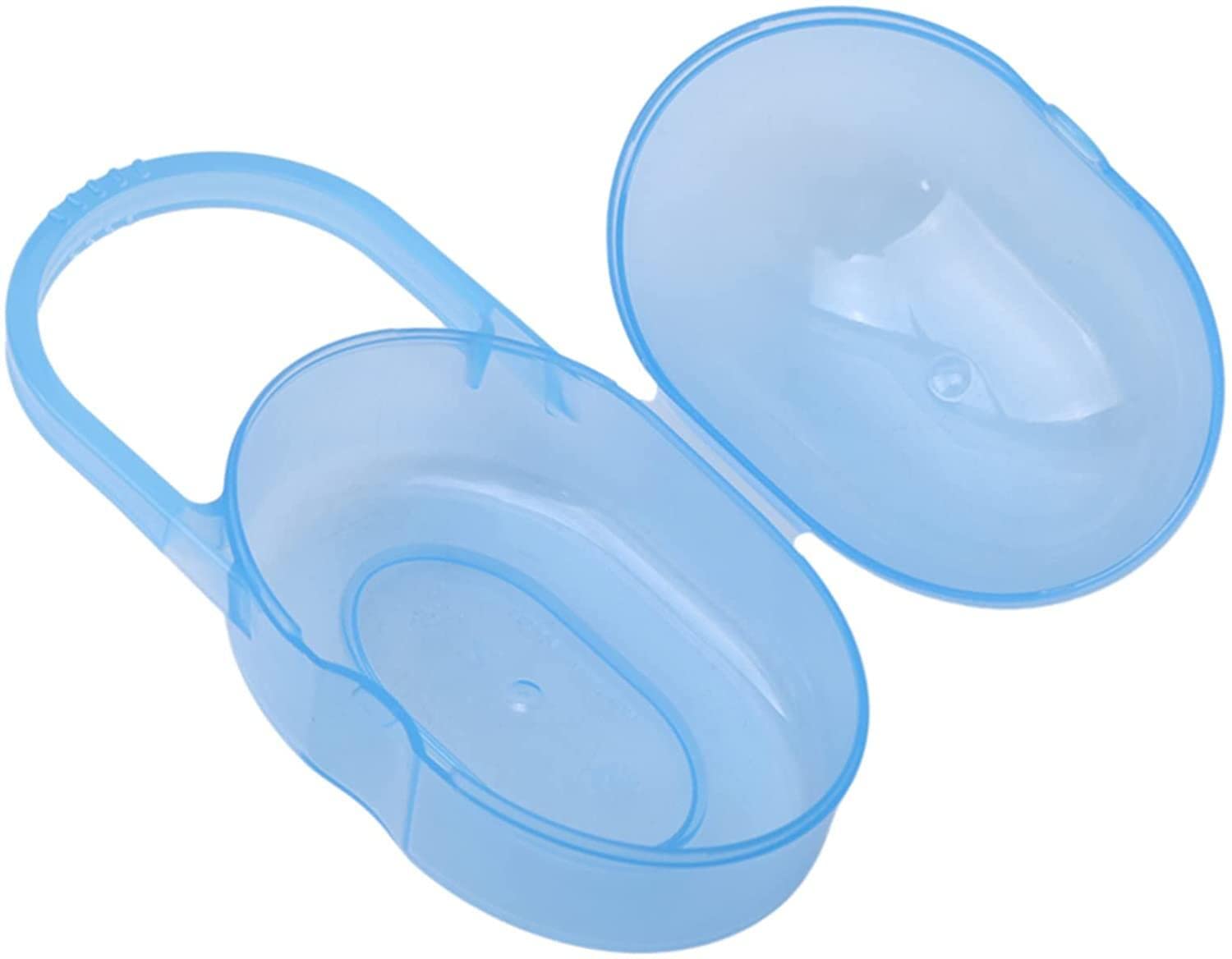 Baby Pacifier Holder Case - Portable Pacifier Storage Box for Diaper Bags, Travel & Outdoor Activities - Dustproof & Protective (Blue) - Perfect for Home, Park, Car & On-the-Go Use