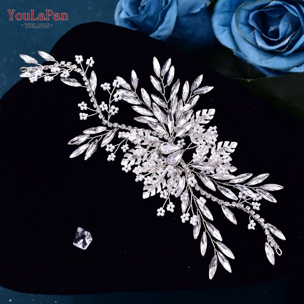 Sparkling Rhinestone Wedding Headband for Women – Elegant Bride Hair Accessory for Ceremony, Reception & Special Occasions