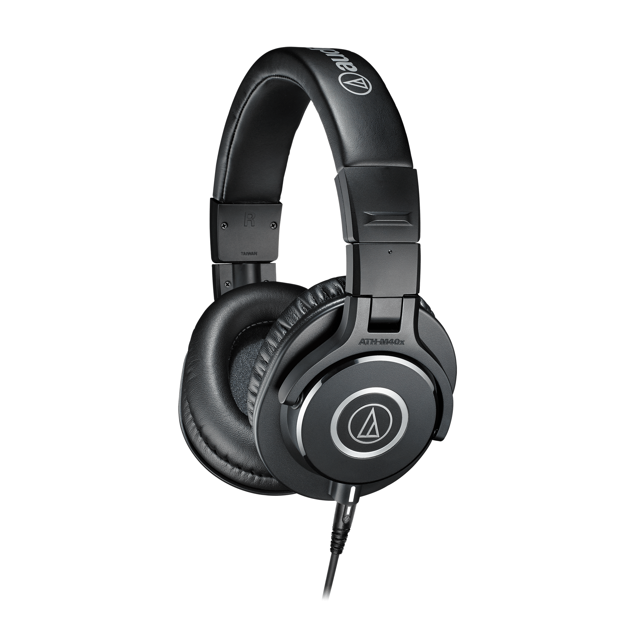 Audio Technica ATH-M40X Professional Studio Monitor Headphones - Closed-Back Design for Accurate Sound, Detachable Cable - Perfect for Recording, Mixing, Podcasting & Music Listening