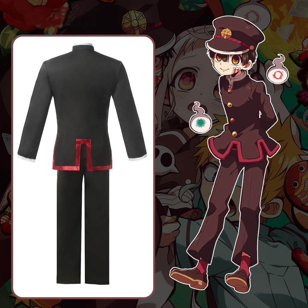CR ROLECOS Toilet Bound Hanako Kun Cosplay Costume - Complete Anime Outfit Set for Halloween, Conventions & Cosplay Events | Perfect for Jibaku Shonen Hanako-kun Fans