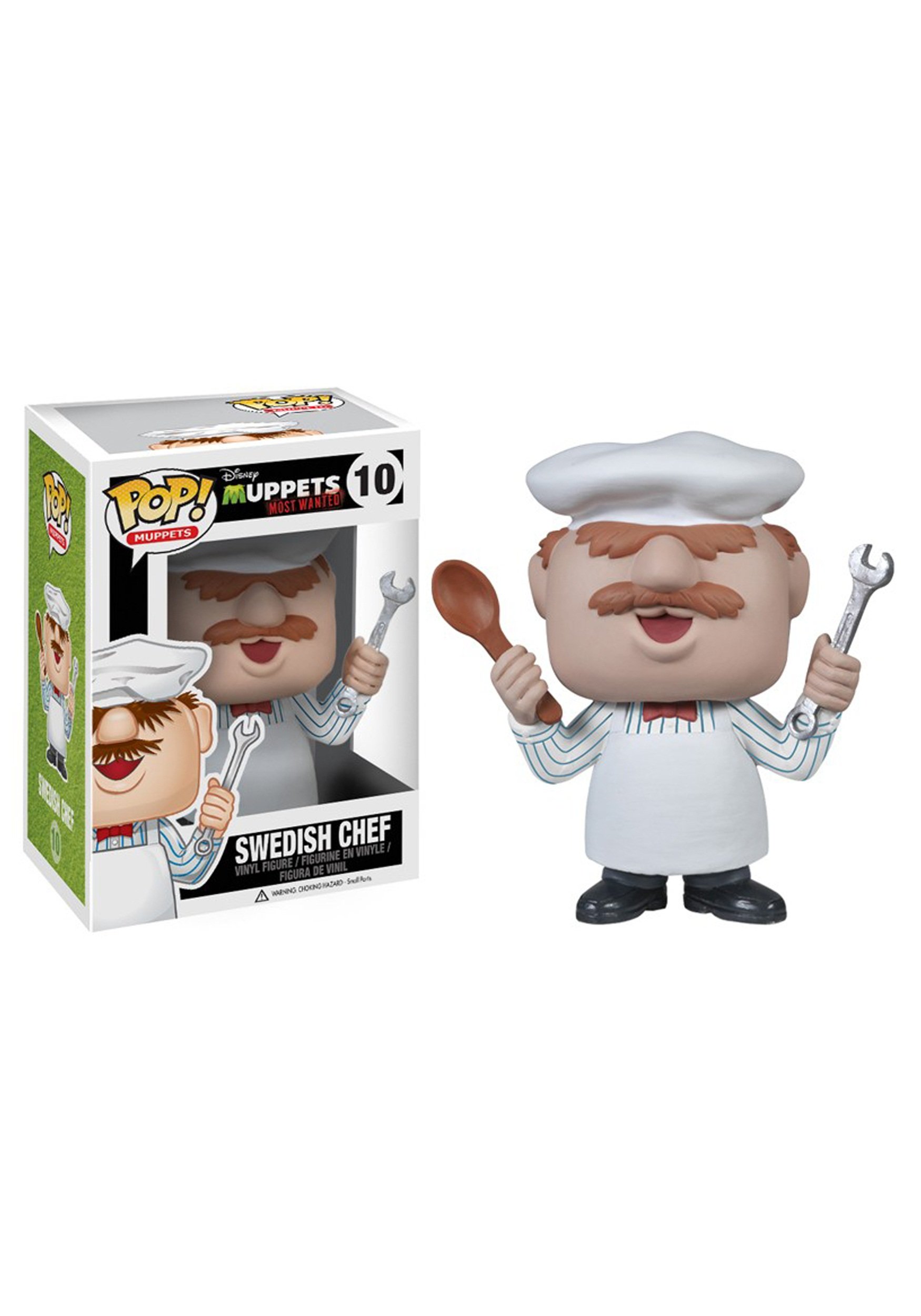 Funko POP! Vinyl Figure - The Muppets Swedish Chef Collectible Toy for Fans & Gifts | Perfect for Display, Office Decor, and Pop Culture Collections