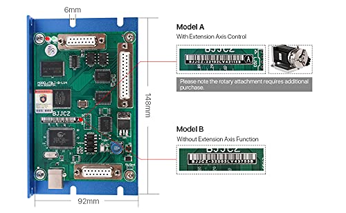 Cloudray JCZ Marking Control Card JCZ FBL1-B-LV4 for Fiber Laser Marking Machine (No Extension Axis) - Perfect for Industrial Metal Engraving & Product Marking